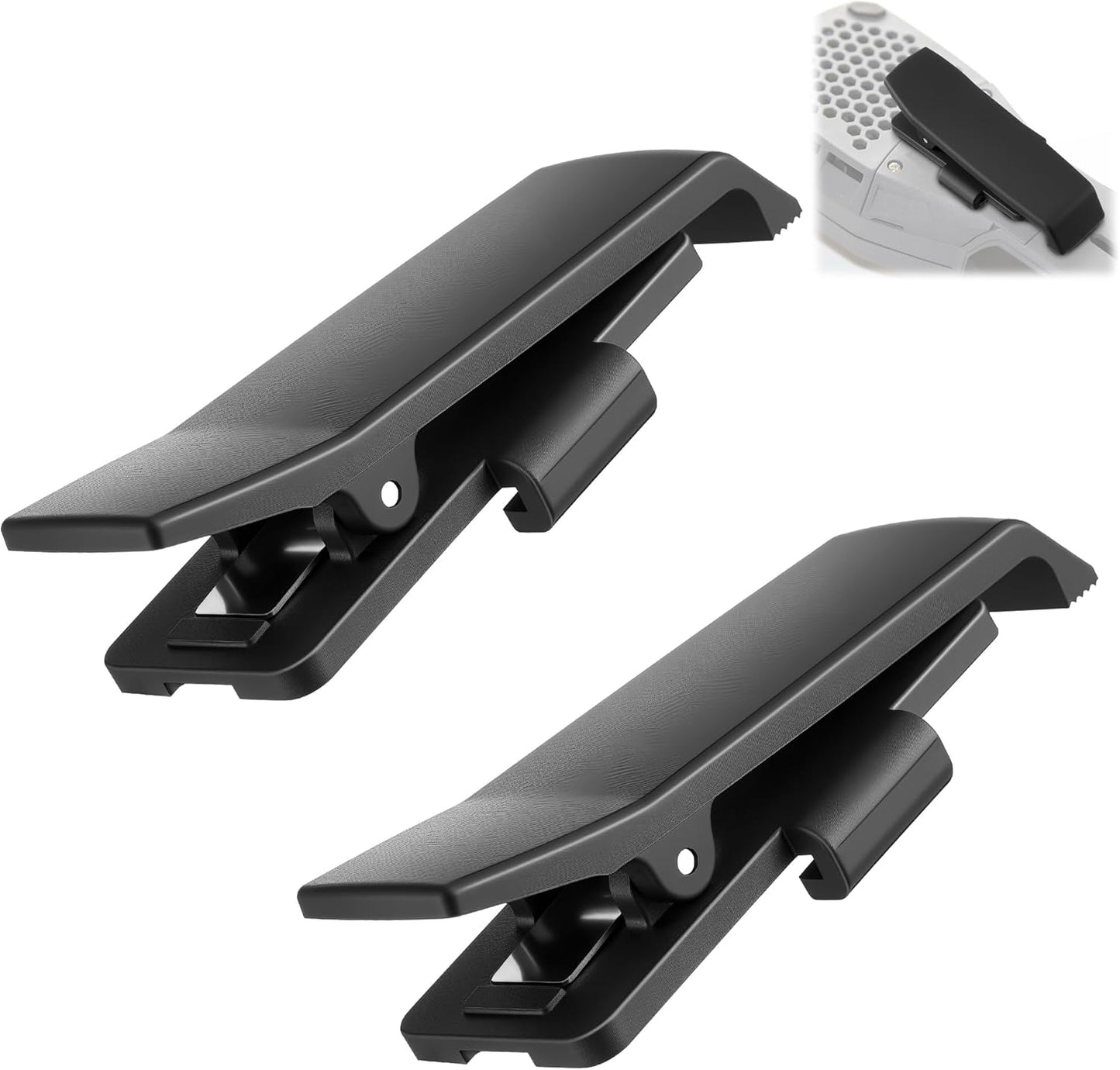 Saillong 2 Pack Detachable Belt Clip, Attach Clips to Belts, Camping Gear, Shoulder Straps and Carry Bags