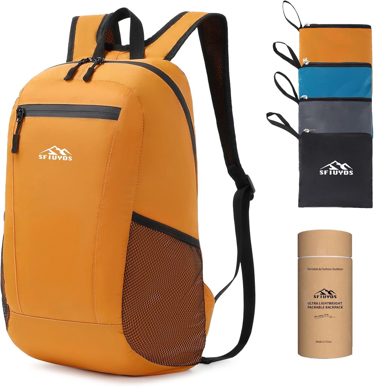 15L Lightweight Hiking Backpack Small,Waterproof Hiking Daypack,Foldable Backpack for Travel,Ultralight Daypack