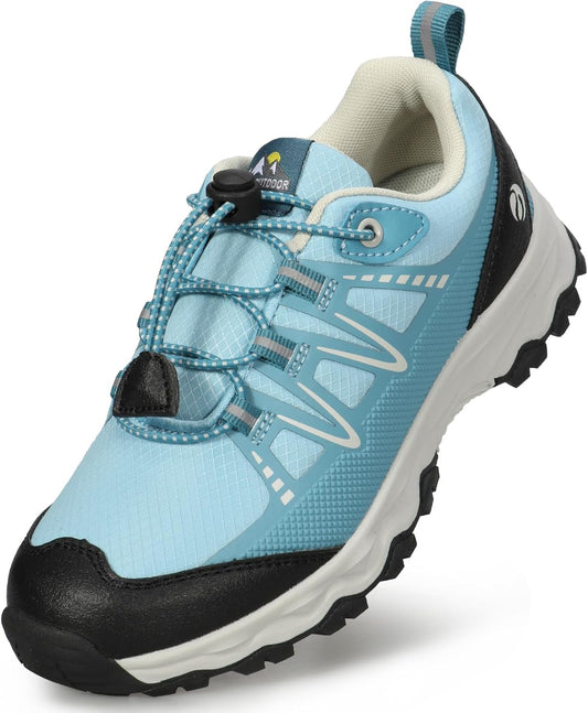 Kids Boys Girls Running Shoes Waterproof Non-Slip Breathable Low-Top Outdoor Hiking Walking Sneakers (Little/Big Kids)