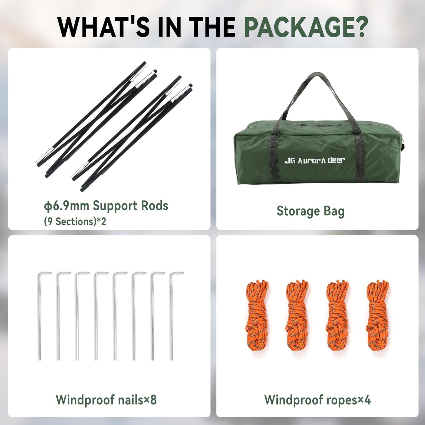 1/2/3/4 Person Tents Waterproof&Windproof Family Tents Camping-Tent,Lightweight Portable Pop Up Tent for Camping,Hiking,Mountaineering or Beach Easy to Set Up Adventures Carry Bag