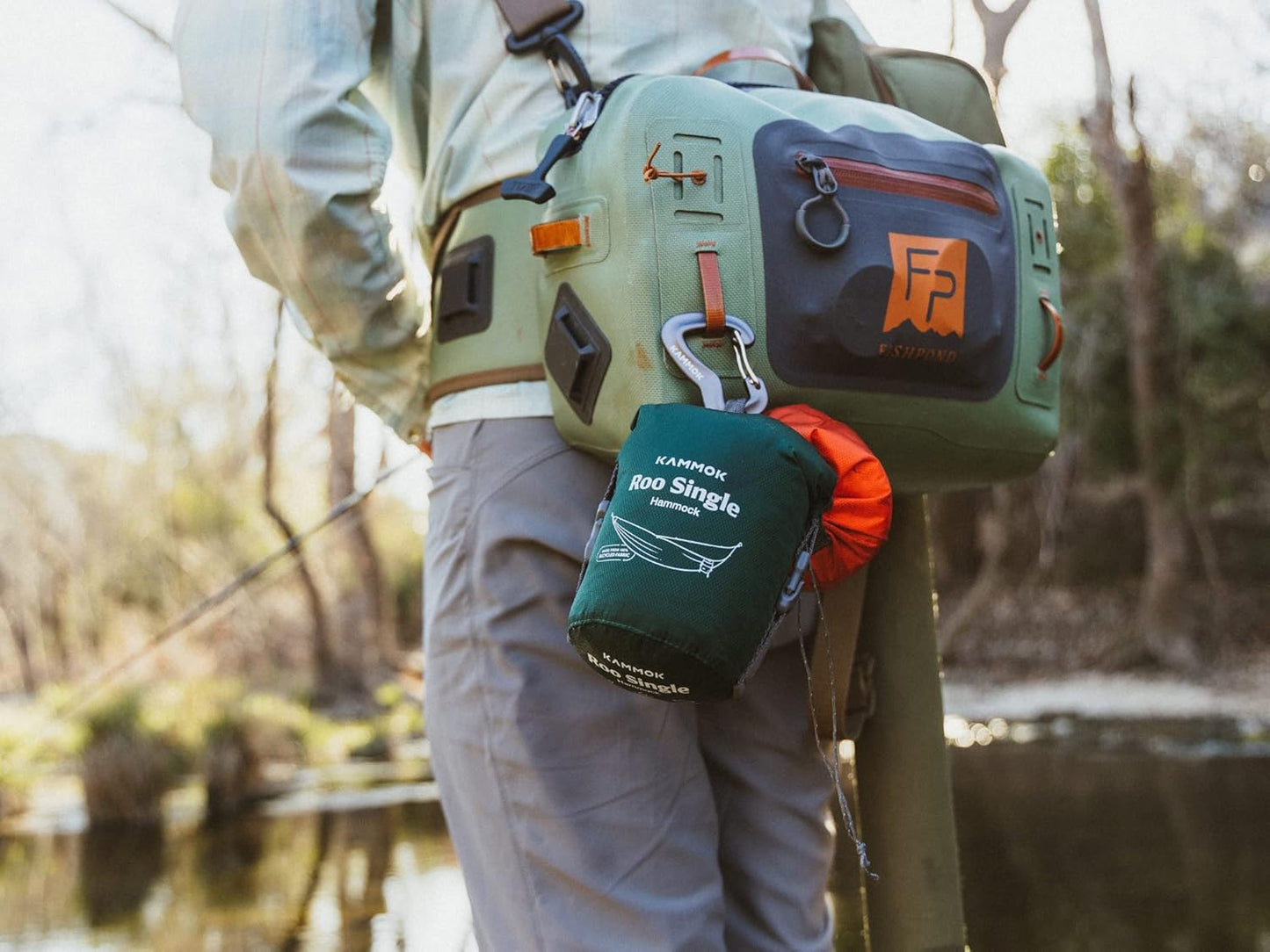 KAMMOK: Single Hammock | Made from Strong & 100% Recycled Water Resistant Ripstop Fabric | Comfortable, Packable, Lightweight (Lifetime Adventure Grade Warranty), Sunflower Gold