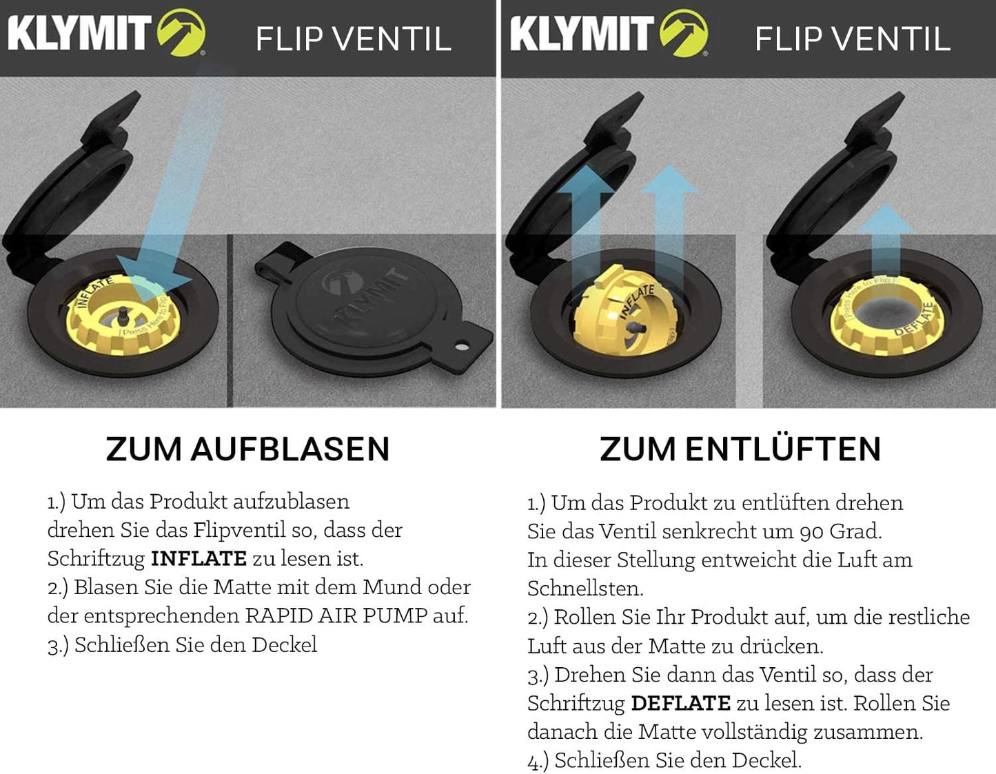 KLYMIT Static V2 Inflatable Sleeping Pad | Portable, Ultralight, Easy to Inflate, Foldable Air Bed for Camping, Backpacking & Hiking — Green