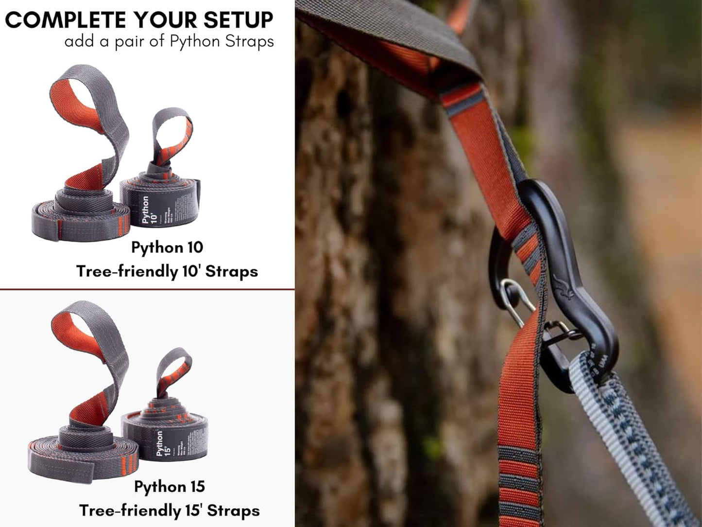 KAMMOK: Roo Single Hammock | Made from Strong & 100% Recycled Water Resistant Ripstop Fabric | Comfortable, Packable, Lightweight (Lifetime Adventure Grade Warranty), Midnight Blue