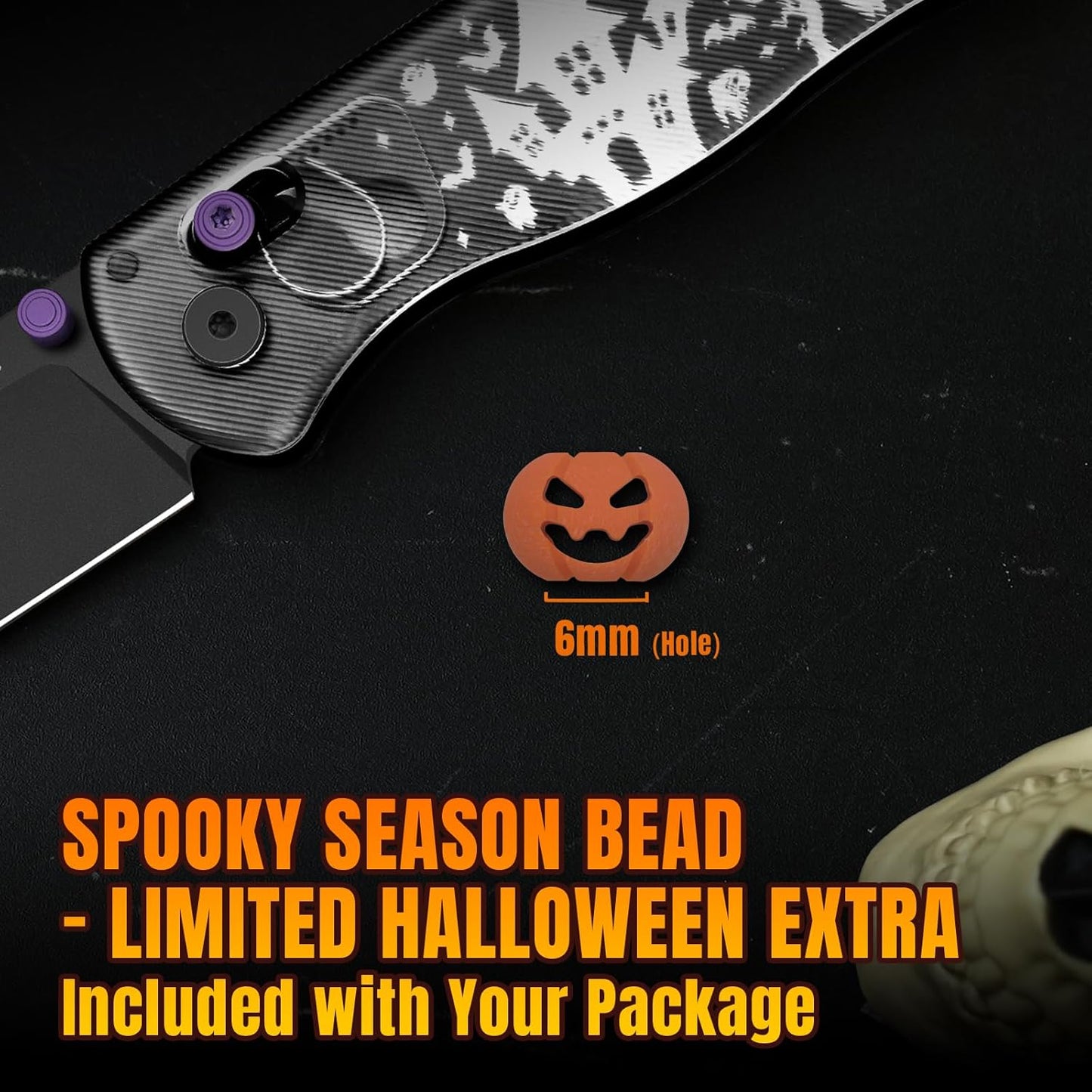 Kizer Drop Bear EDC Pocket Knife, 2.97” Nitro-V Blade Acrylic handle Folding Knife with Clutch Lock, Thumb Stud Opener EDC Knives for Men Women Gift V3619HW1