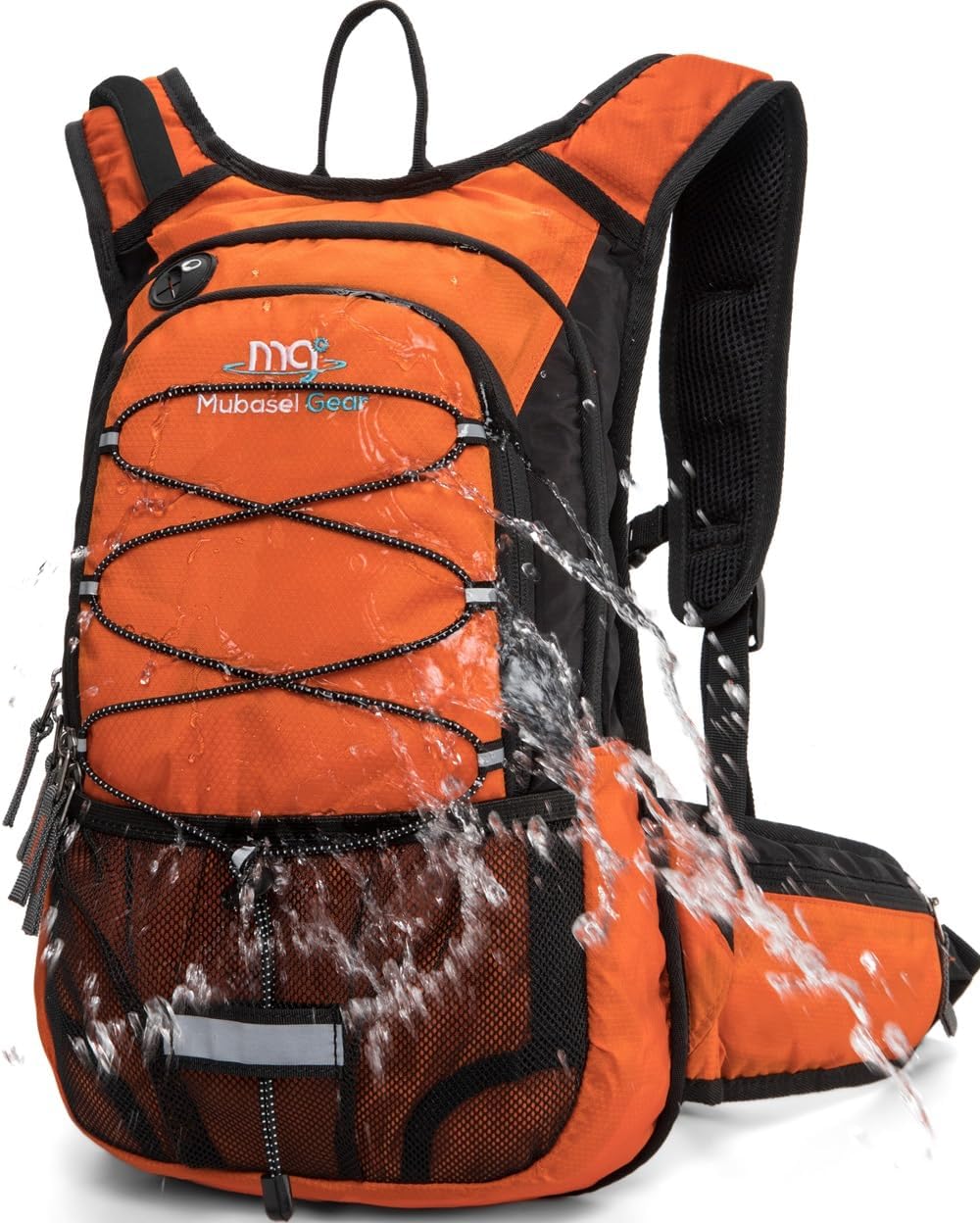 15L Insulated Hydration Backpack Pack with 2L Water Bladder Lightweight Hiking Backpack Bag for Women Men Daypack for Hiking Running Festival Camping Biking