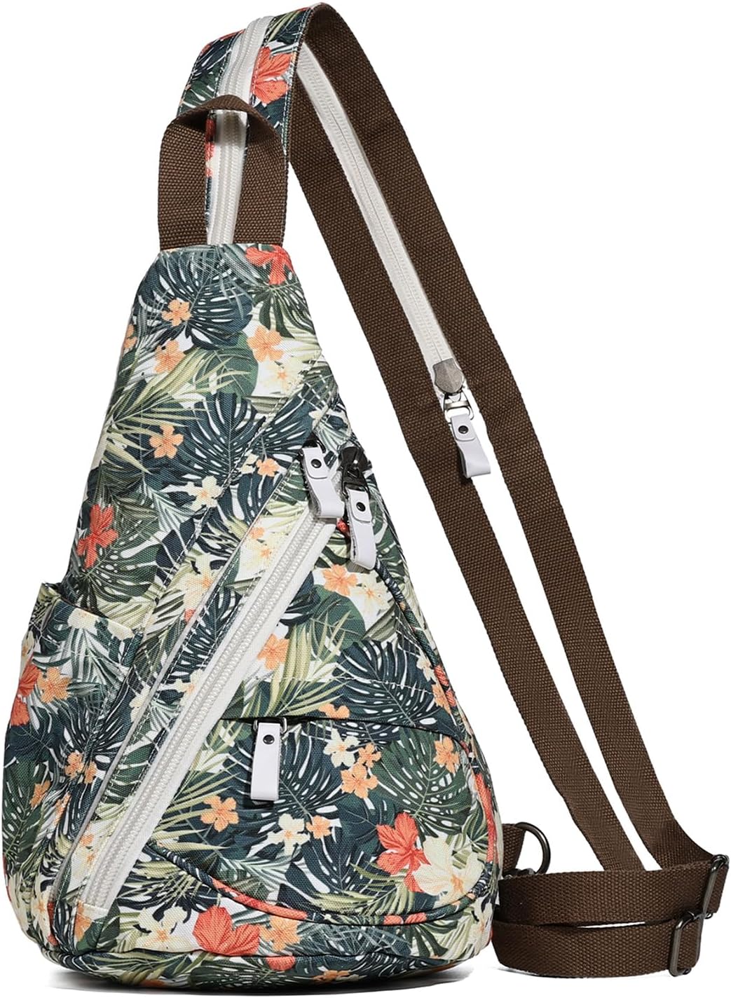 KL928 Canvas Sling Bag - Small Crossbody Backpack Shoulder Casual Daypack Rucksack for Men Women
