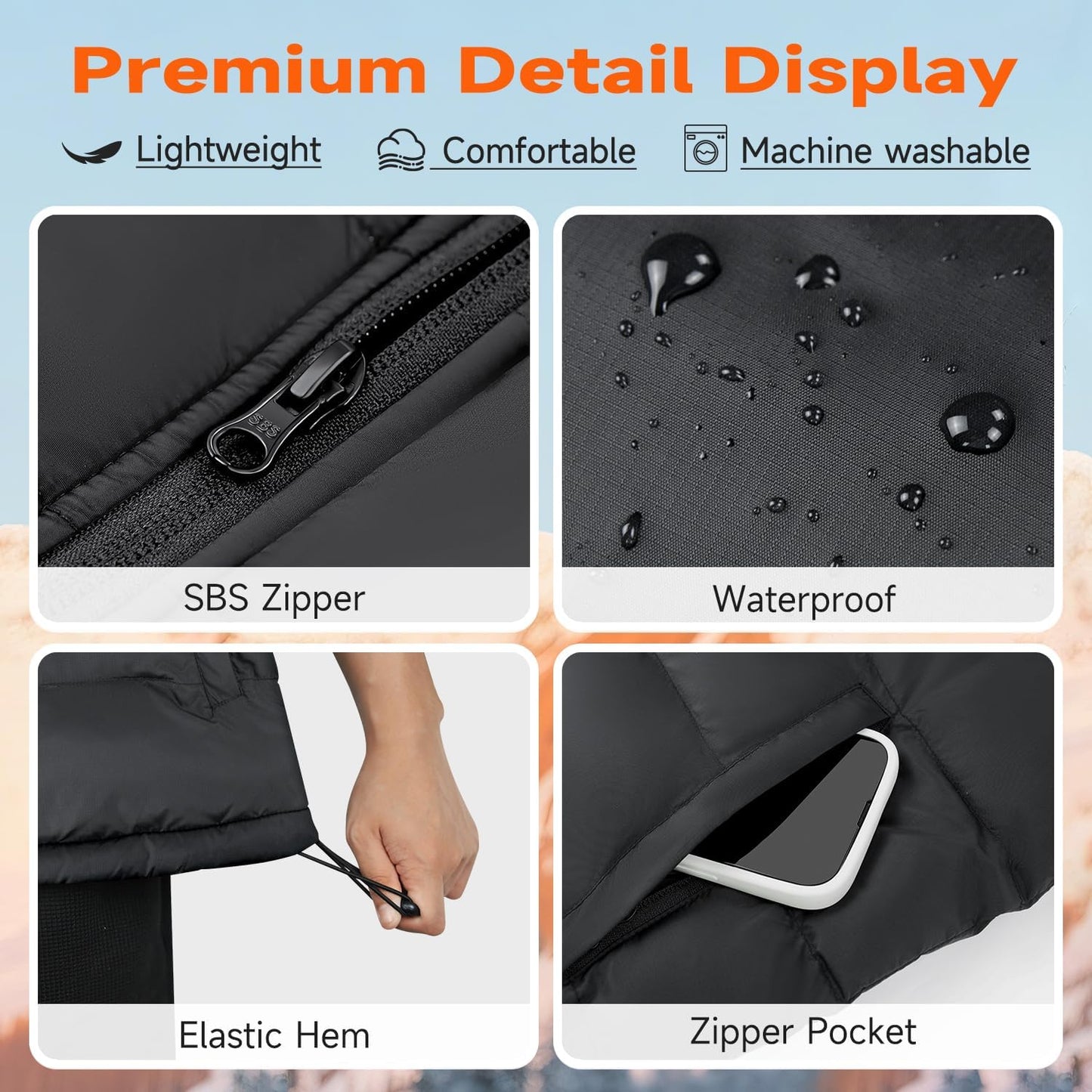 KOVNLO Heated Vest for Men with Battery Pack Included, Soft Fleece Smart Electric Lightweight Heated Jacket