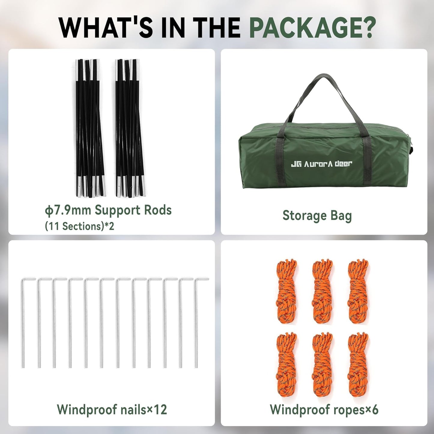 1/2/3/4 Person Tents Waterproof&Windproof Family Tents Camping-Tent,Lightweight Portable Pop Up Tent for Camping,Hiking,Mountaineering or Beach Easy to Set Up Adventures Carry Bag