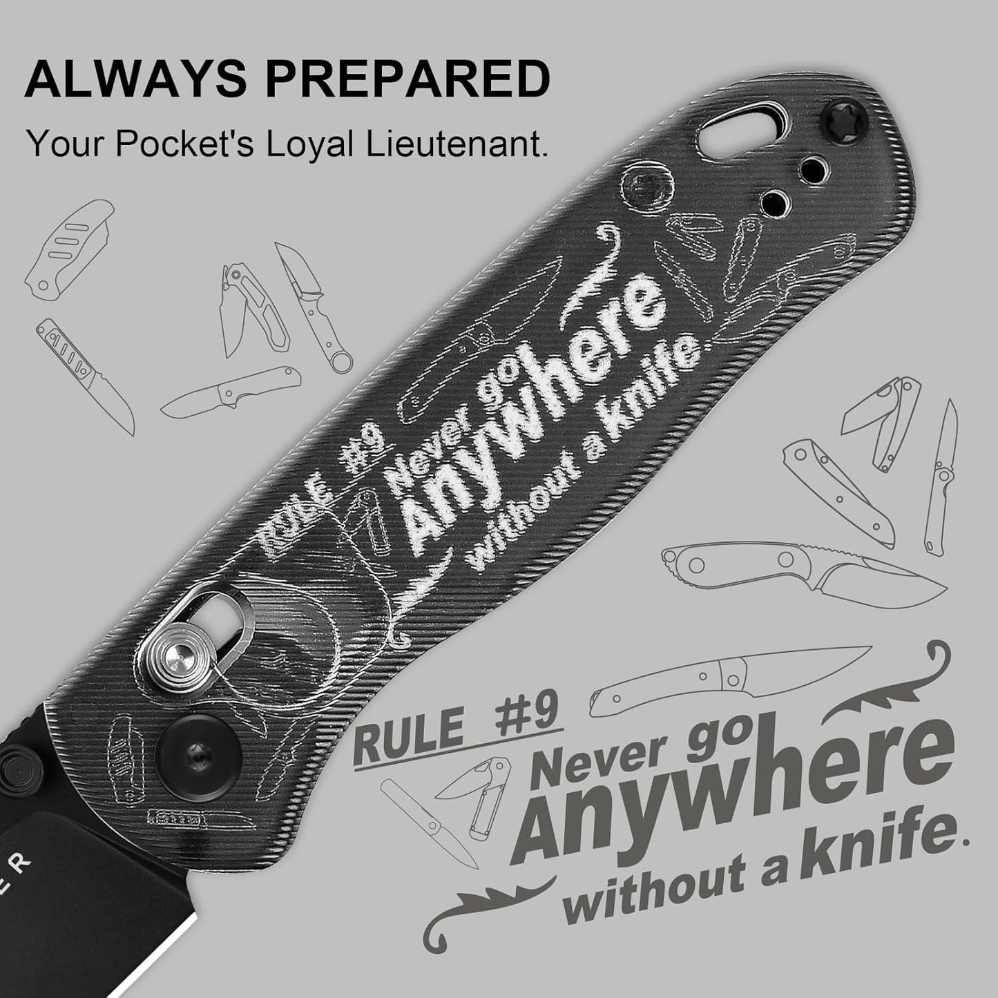 Kizer Drop Bear EDC Pocket Knife, 2.97” Nitro-V Blade Acrylic Handle Folding Knife with Thumb Stud Opener, Clutch Lock EDC Knives for Men Women Gift V3619A14