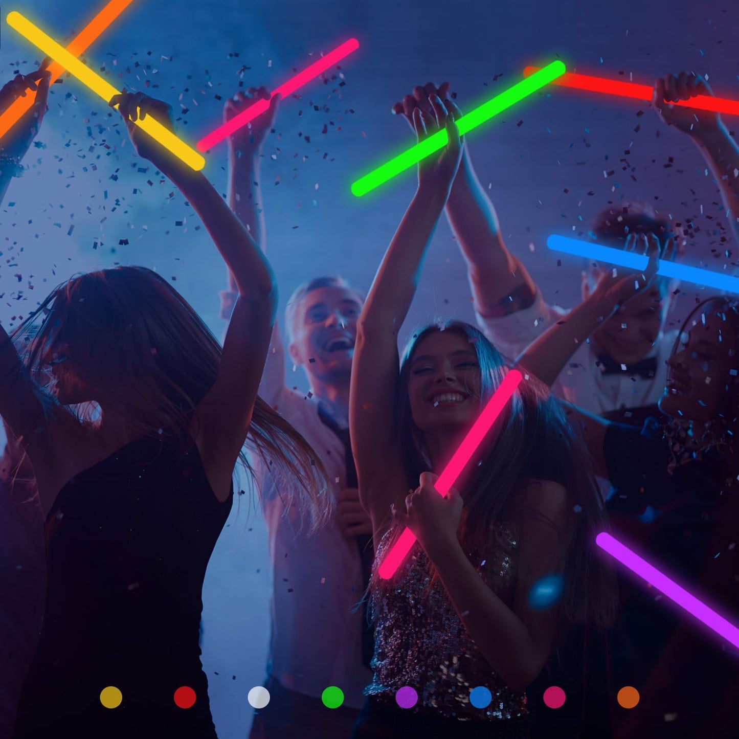 16 Inch Industry Grade Glow Sticks Bulk 5 PCS Bright Jumbo Light Sticks Glow in The Dark Emergency Huge Glow Sticks for Camping,Hiking,Hurricane, Earthquake, Survival Kit Accessories