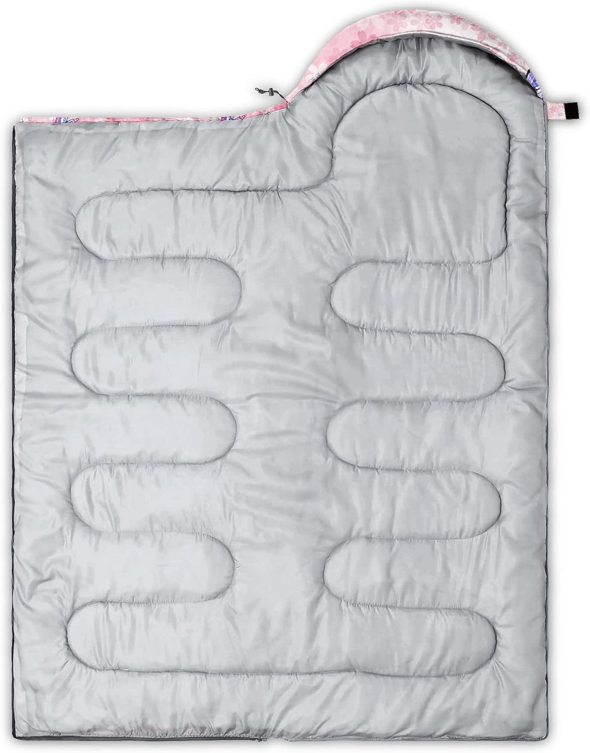 Kids Sleeping Bag for Boys Girls,Rocket Moon Print-Lightweight Warm Portable Outdoor Indoor-Waterproof Cold Weather Resistant Sleeping Bag for Camping Hiking