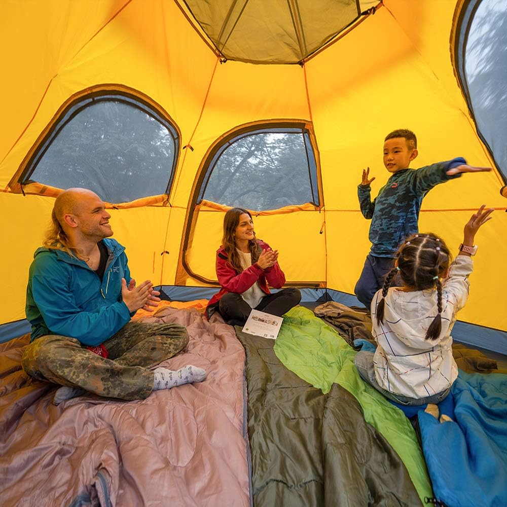 KAZOO Outdoor Camping Tent 2/4 Person Waterproof Camping Tents Easy Setup Two/Four Man Tent Sun Shade 2/3/4 People