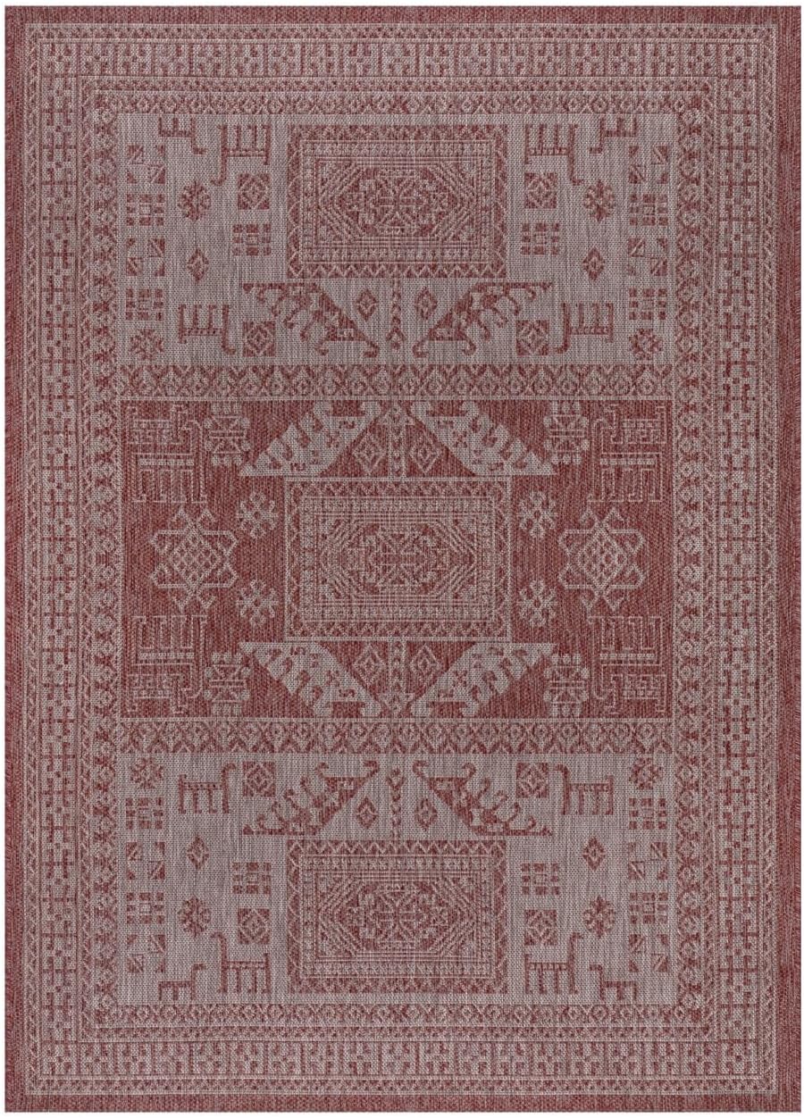 Keen Home Design Terrace Outdoor Area Rug - 9x12 Washable Indoor/Outdoor Rug for Patio, Kitchen, Balcony, Beach, Garden, Deck and Porch, Size: 8'10"x12'