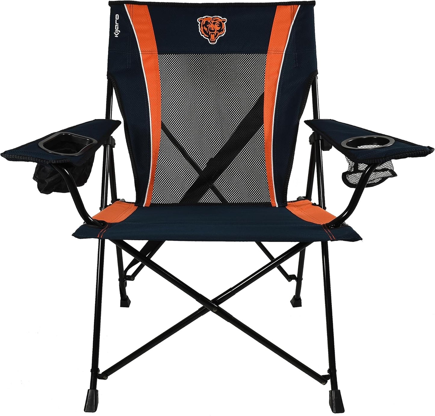 Kijaro Sports Fan Folding Chair, 26" L x 35.5" W x 37" H, Chicago Bears