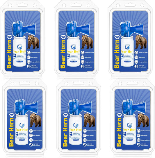 1.4oz Bear Horn Self Defense, Loud Air Horn for Wild Animals, 120dB Heard up to 1/2 Mile Away, Ideal for Hiking