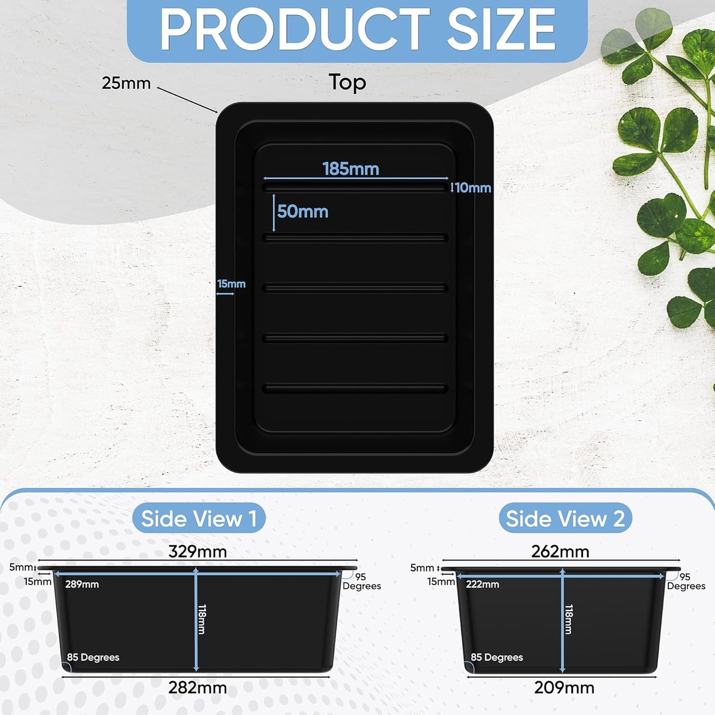 Jmoe USA Dry Basket for RTIC 52QT Ultra-Light Cooler | BPA-Free Tough Plastic | Specially Designed, Durable, Food-Safe | Storage Tray for Electronics, Utensils, Dry Goods, and More