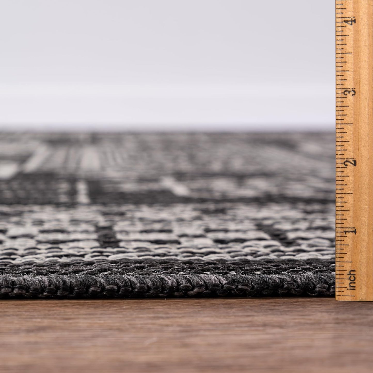 Keen Home Design Terrace Outdoor Area Rug - 5x8 Washable Indoor/Outdoor Rug for Patio, Kitchen, Balcony, Beach, Garden, Deck and Porch, Size: 5'3"x7'7"