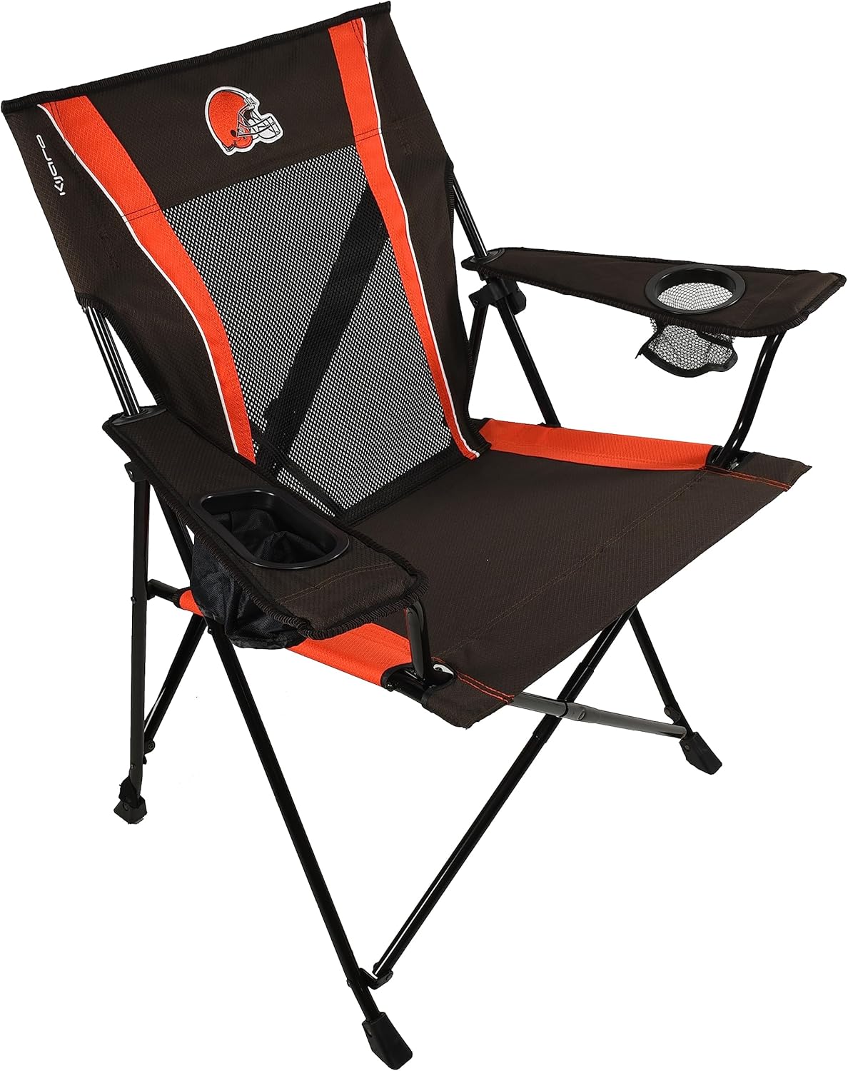 Kijaro Sports Fan Folding Chair, 26" L x 35.5" W x 37" H, Cleveland Browns