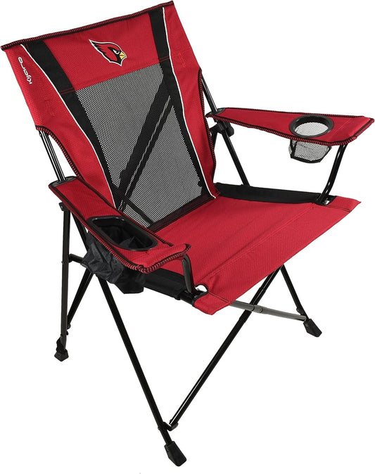 Kijaro Dual Lock Pro Sports Fan Folding Chair, 26" L x 35.5" W x 37" H, Arizona Cardinals