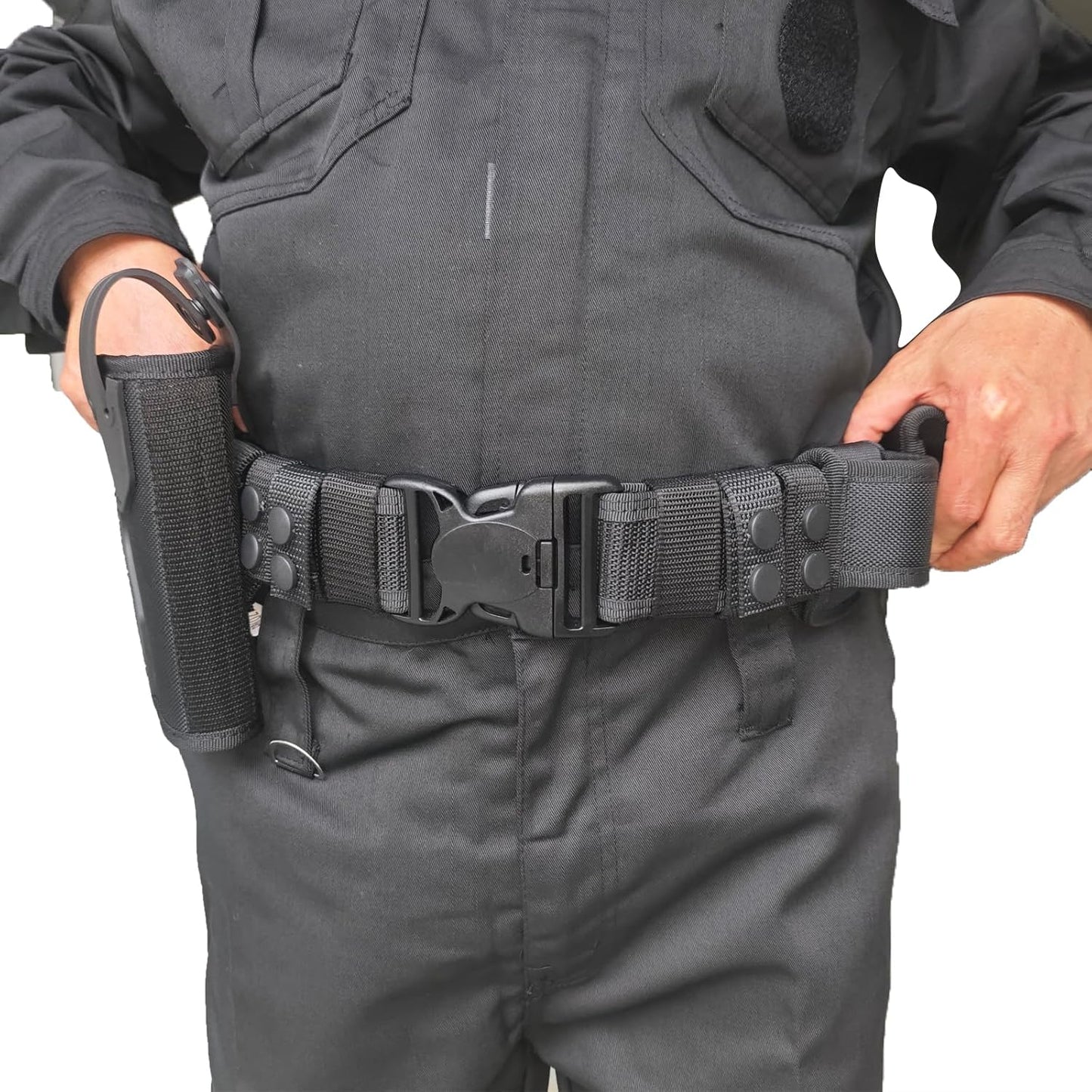 10 in 1 Duty Belt w/Nylon Tactical Police Belts Versatile Military Modular Equipment System Molded Officers for Law Enforcement Utility Belt