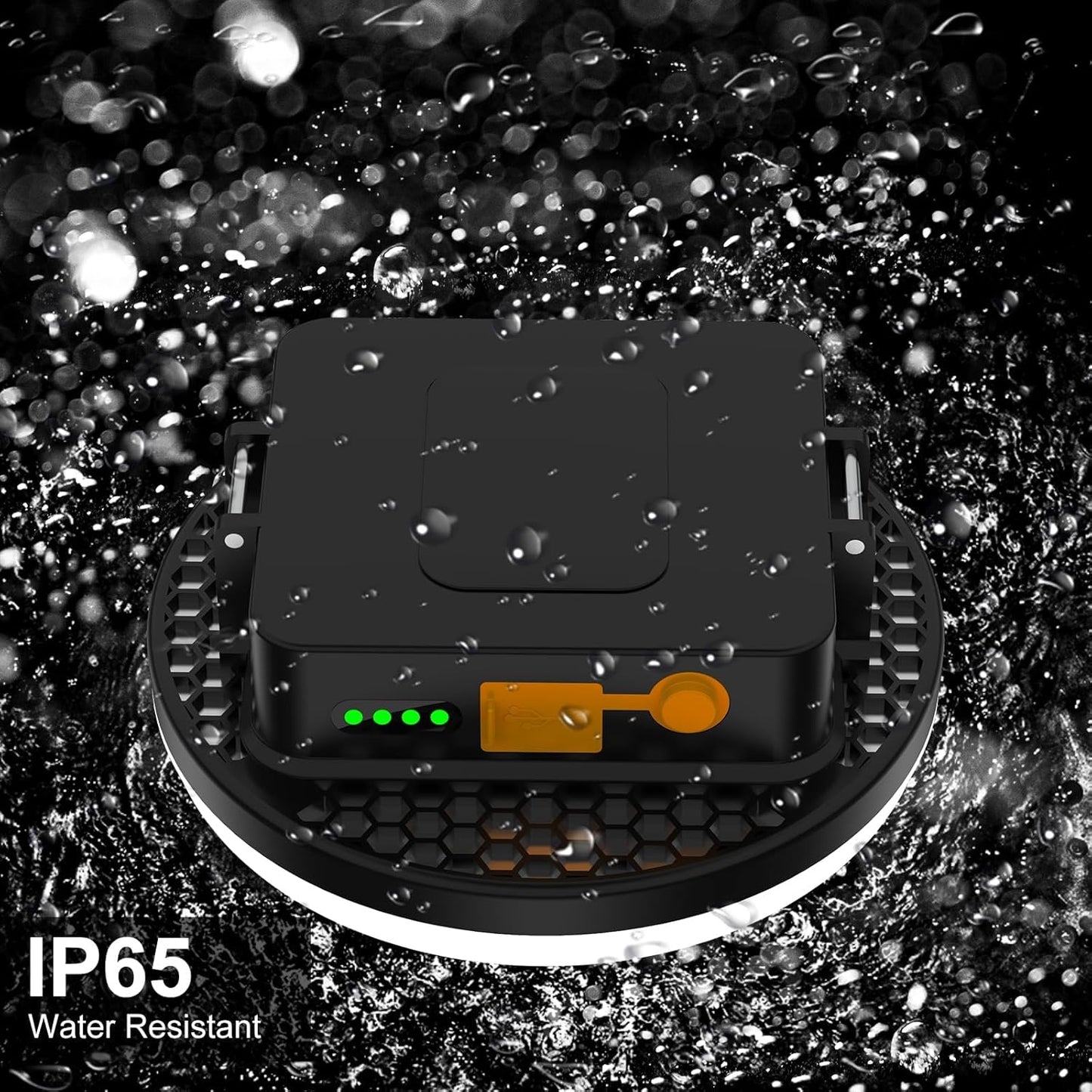 10000mAh 4000LM Flashlight Portable LED Camping Lantern Rechargeable Light 30W with Digital Power Display and Magnet , IPX5 Waterproof Tent Lights Power Failure Emergency Light