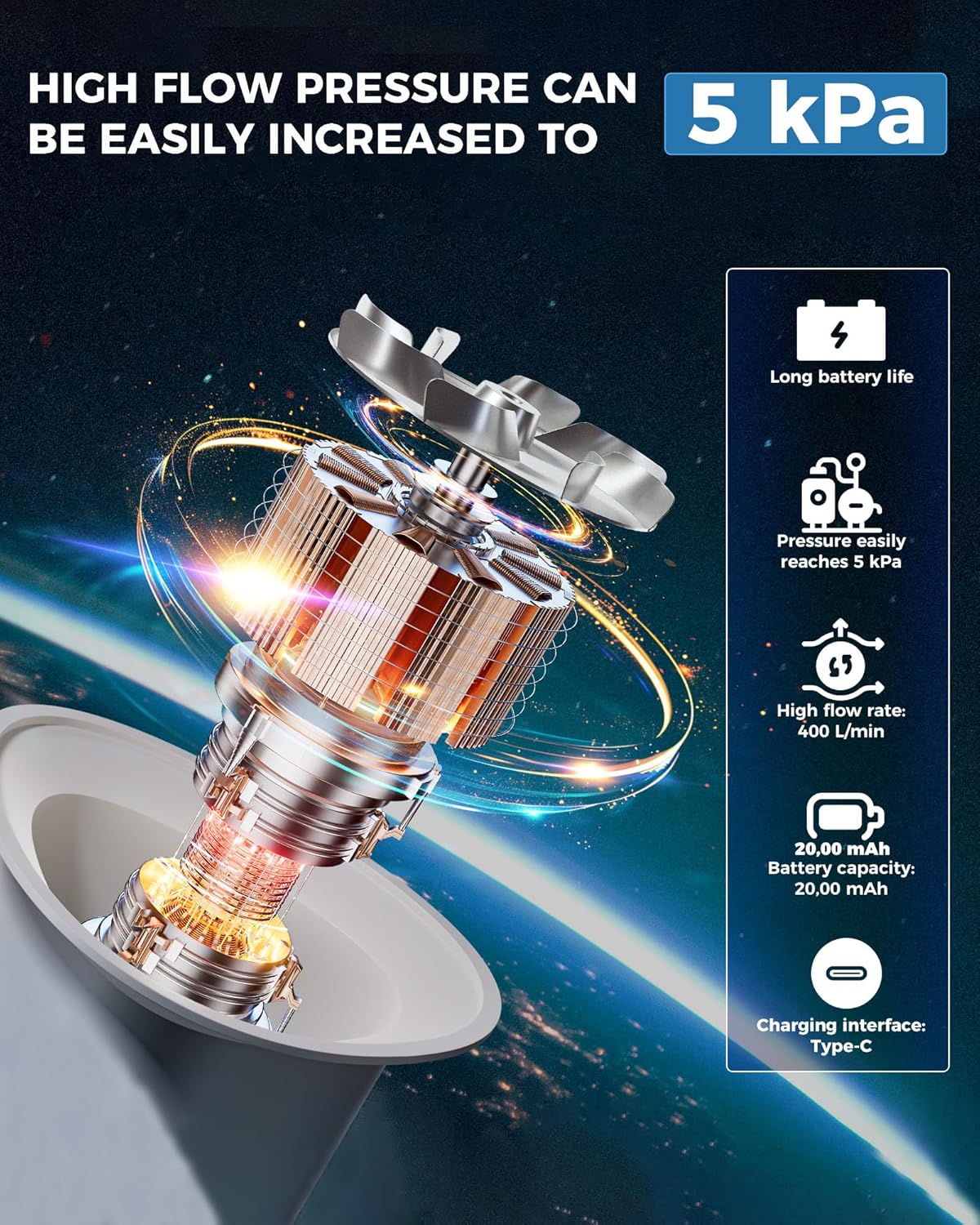 KingCamp Double Inflatable Couch with Electric Air Pump, 2-Person Camping Sofa with Eco PVC Liner, Footrest, Pegs, Repair Kit & Quick-Fill Pump for Outdoor, Tent, Travel