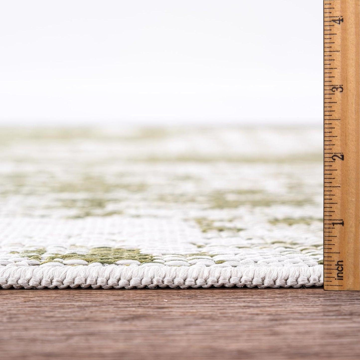 Keen Home Design Terrace Outdoor Runner Rug - 2x12 Washable Indoor/Outdoor Rug for Patio, Kitchen, Balcony, Beach, Garden, Deck and Porch, Size: 2'2"x11'10"