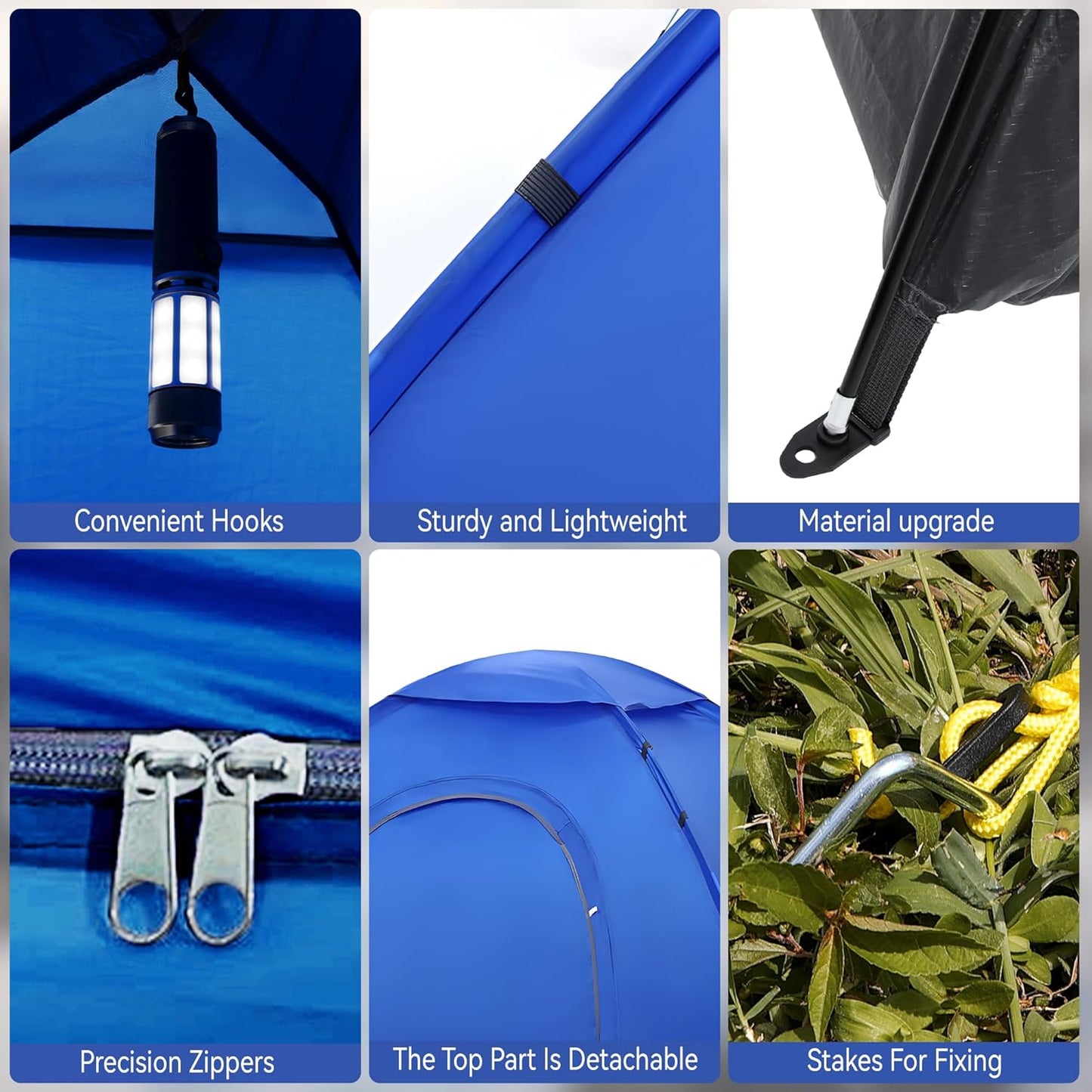 1/2/3/4 Person Tents Waterproof&Windproof Family Tents Camping-Tent,Lightweight Portable Pop Up Tent for Camping,Hiking,Mountaineering or Beach Easy to Set Up Adventures Carry Bag