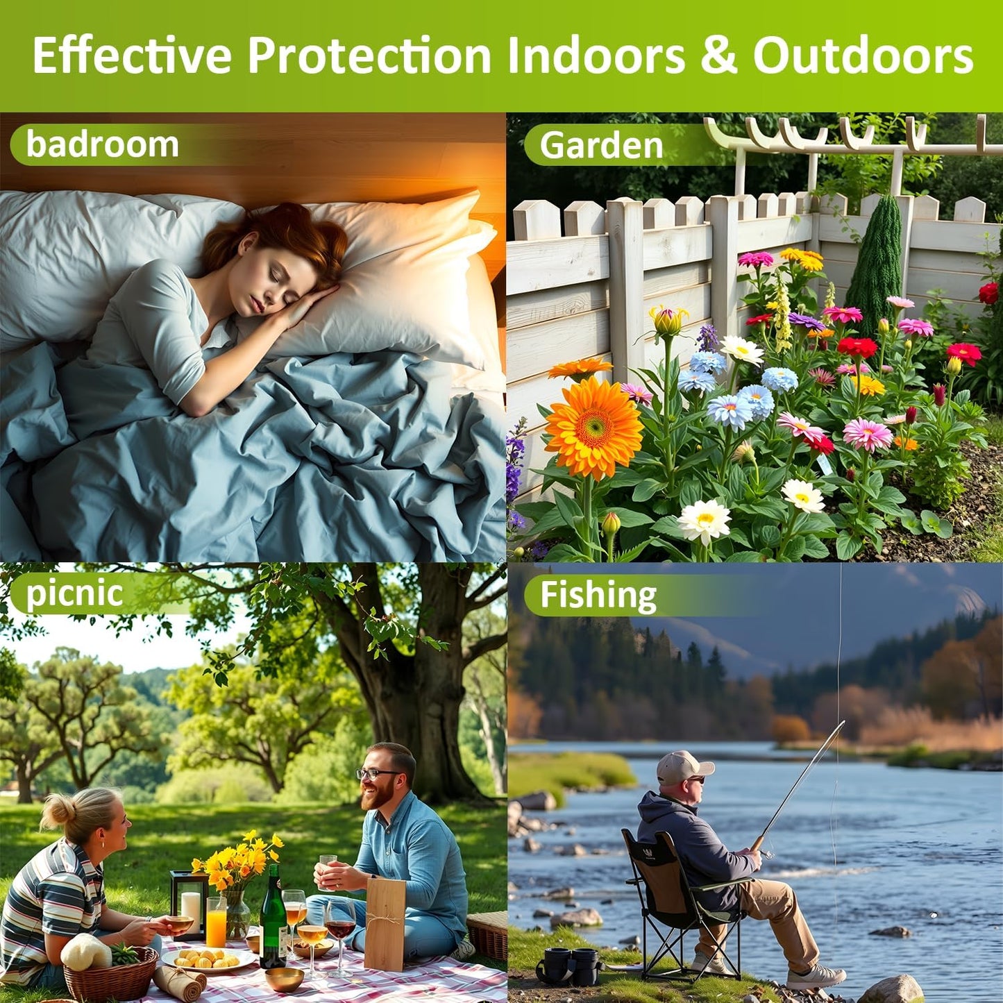 12 Pack Mosquito Repellent Pouches, Long Lasting Indoor & Outdoor Mosquito Control for Home, Patio, Camping, Travel, Safe for Kids & Pets