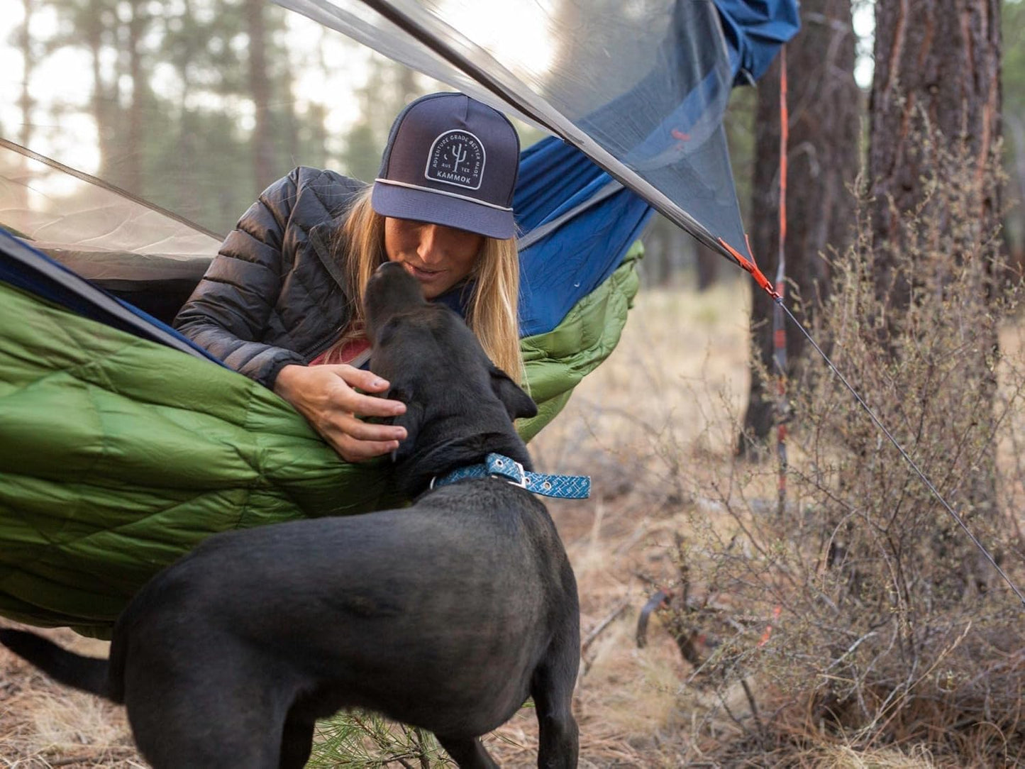 KAMMOK Bobcat 45°F - Down Trail Quilt, Water Resistant, Durable, Compact and Packable, Indoor/Outdoor Camp Blanket (84 in × 54 in)