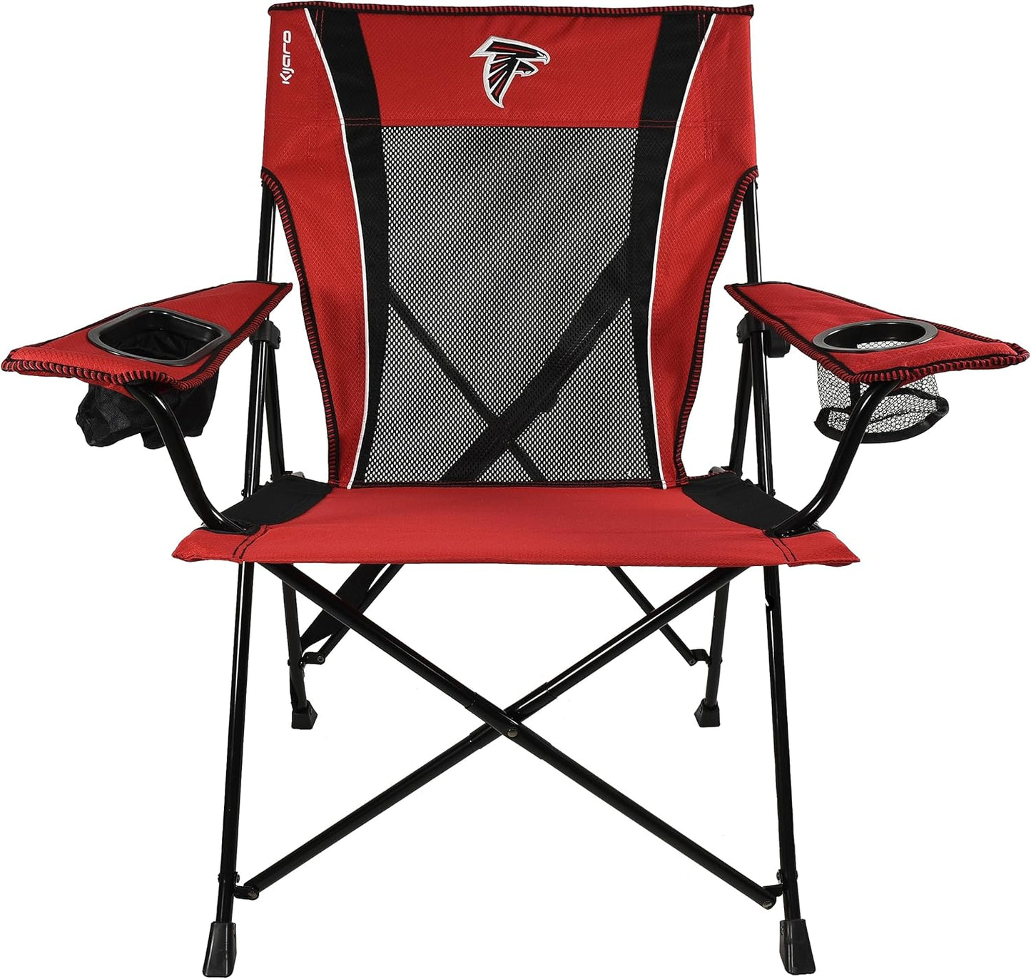 Kijaro Sports Fan Folding Chair, 26" L x 35.5" W x 37" H, Atlanta Falcons