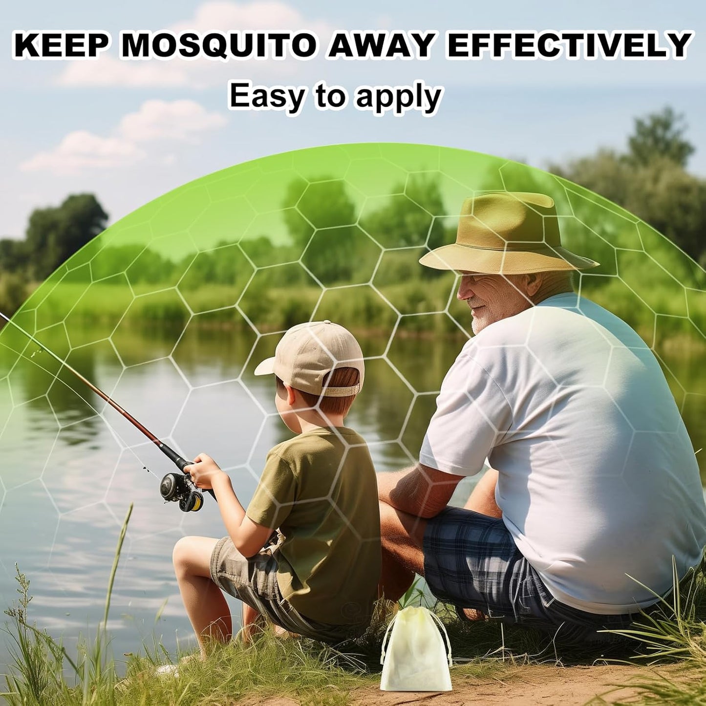 Mosquito Repellent Outdoor Patio, Mosquito Control Indoor, Mosquito Deterrent for Yard/Camping/Home/Travel 12-Pack