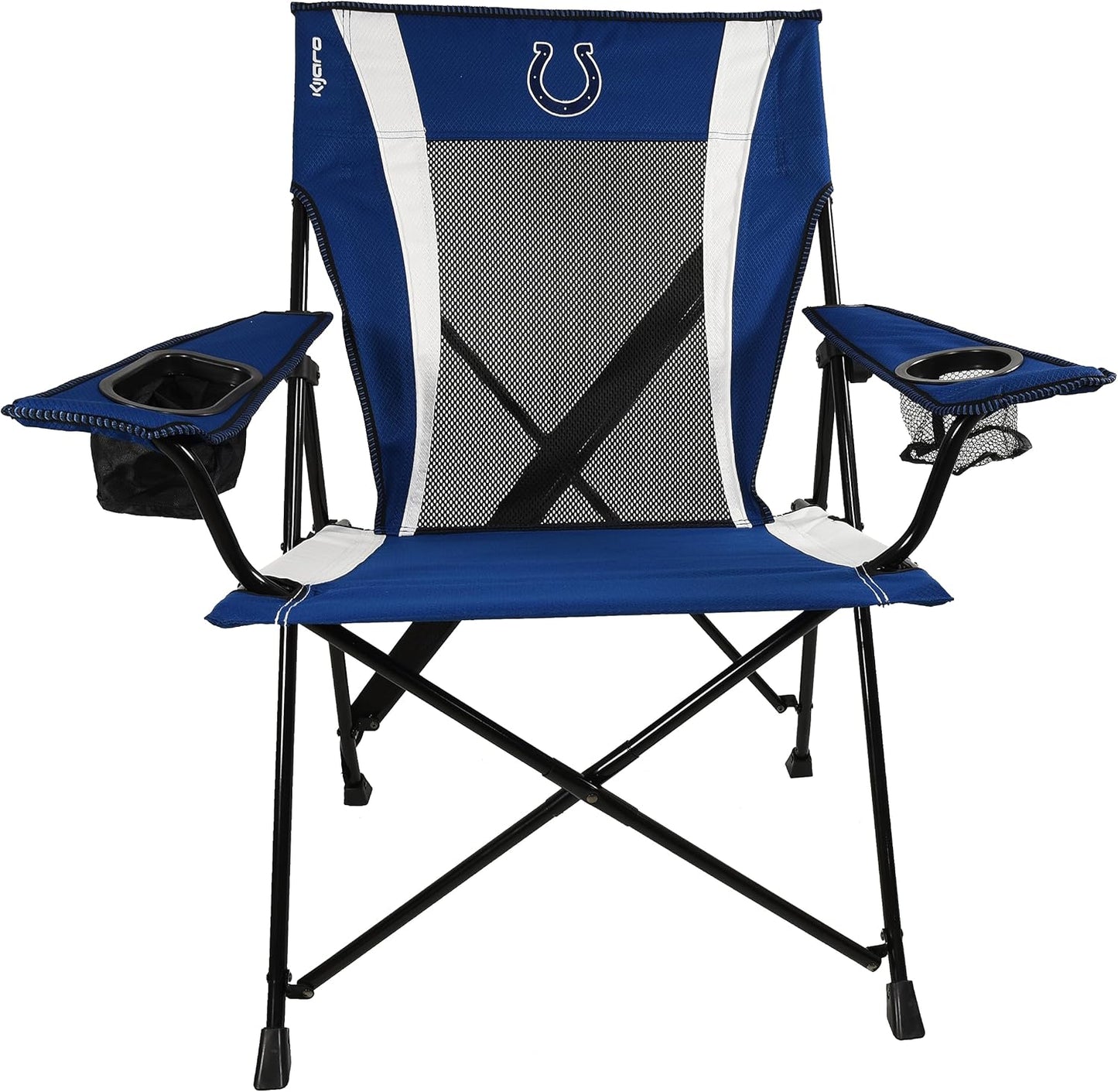 Kijaro Sports Fan Folding Chair, 26" L x 35.5" W x 37" H, Indianapolis Colts