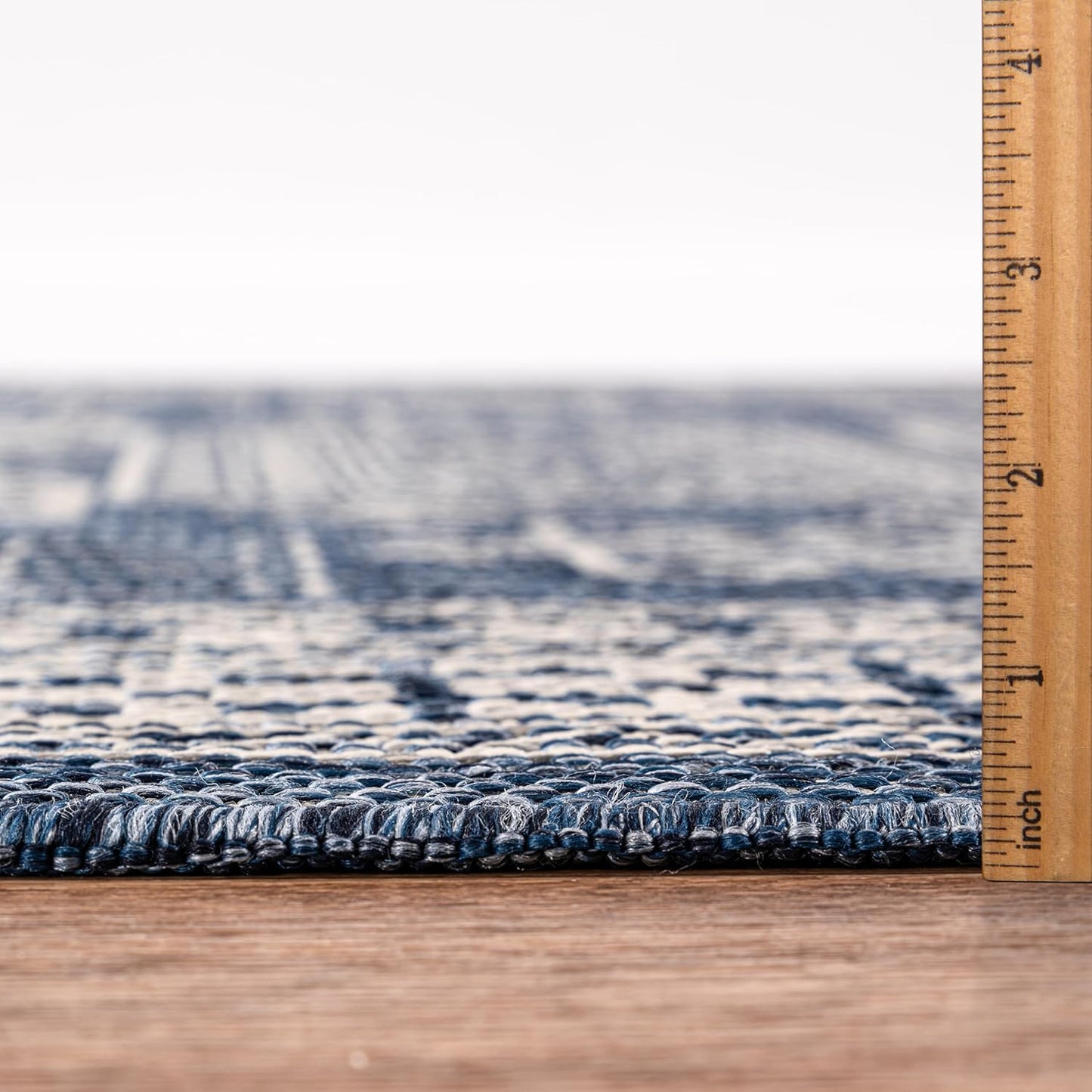 Keen Home Design Terrace Outdoor Runner Rug - 2x8 Washable Indoor/Outdoor Rug for Patio, Kitchen, Balcony, Beach, Garden, Deck and Porch, Size: 2'2"x7'7"