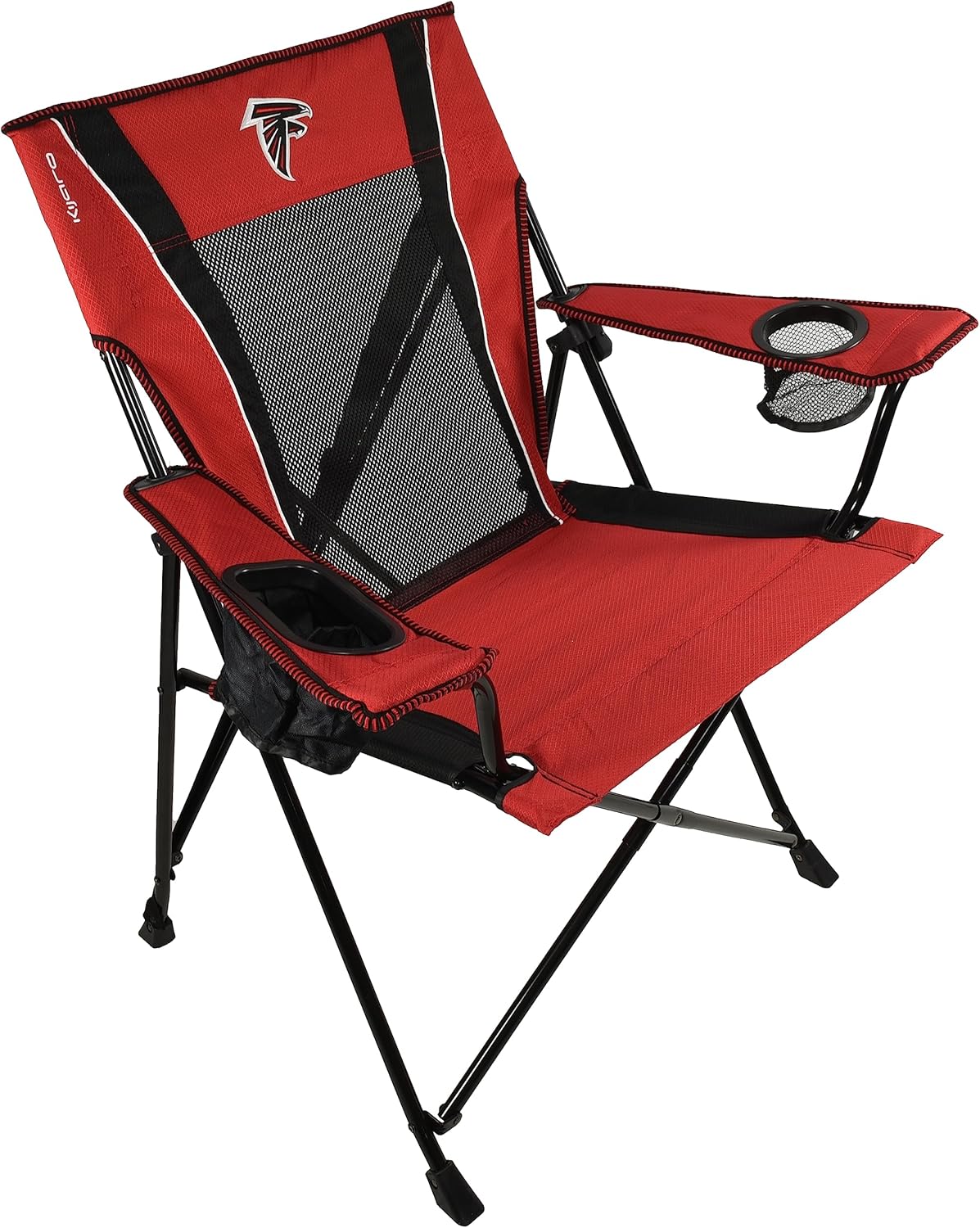 Kijaro Sports Fan Folding Chair, 26" L x 35.5" W x 37" H, Atlanta Falcons