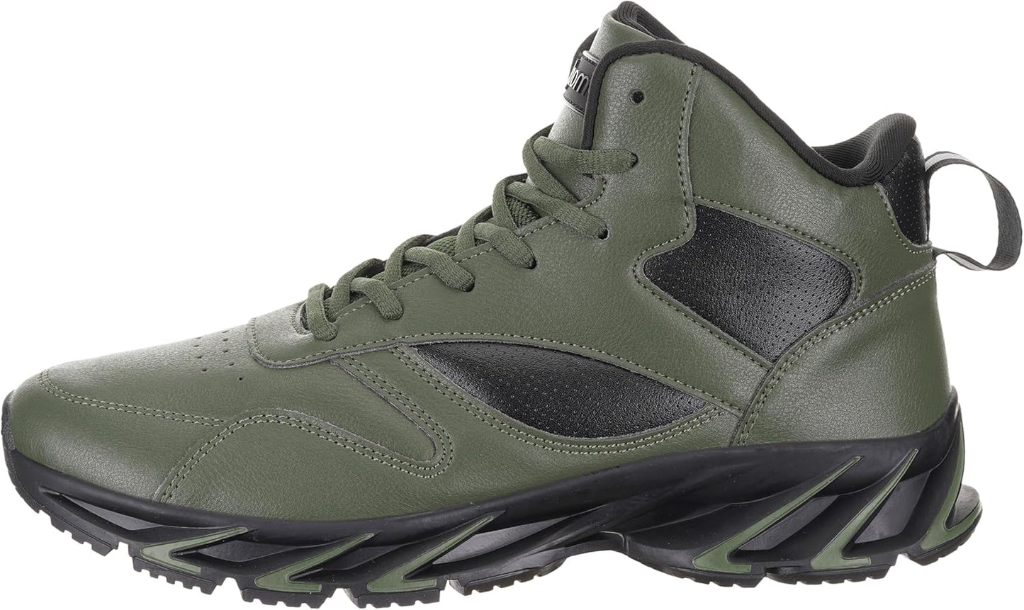 Joomra Men's Stylish Sneakers High Top Athletic-Inspired Shoes