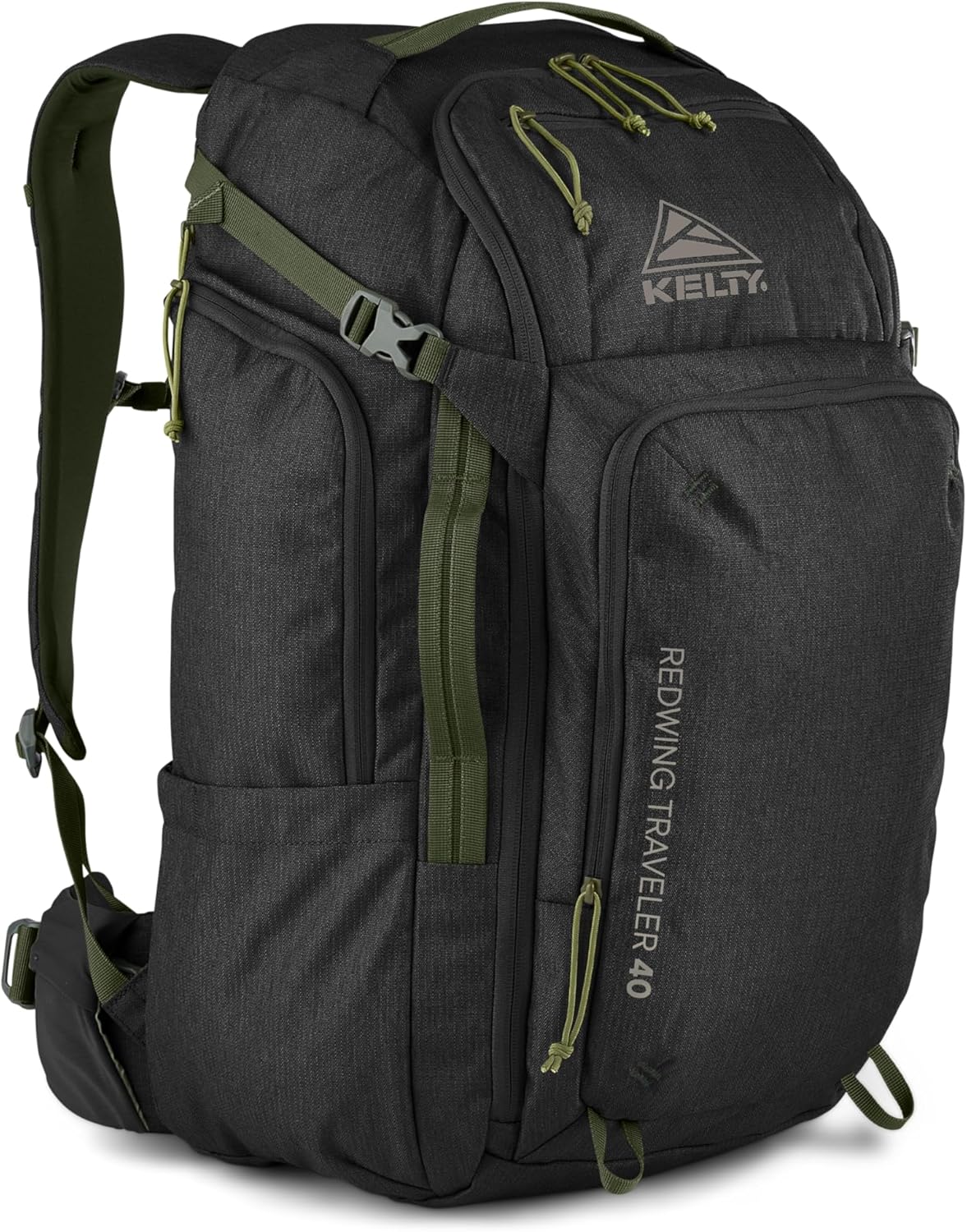 Kelty | Redwing Traveler Backpacks, Travel Pack for Adventure Travel | Burnt Olive & Black