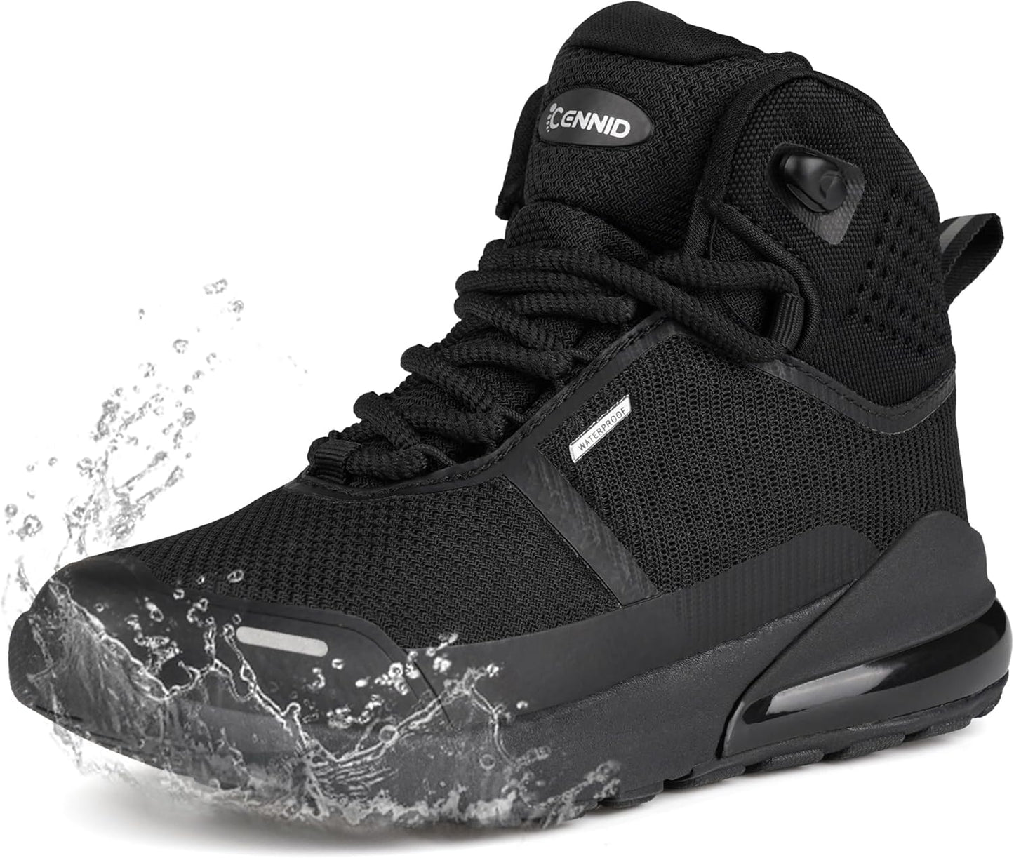 Kids Waterproof Hiking Boots Toddler Girls Boys Outdoor Ankle Boots Comfortable Lace-up Trekking Walking Shoes