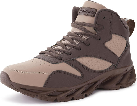 Joomra Men's Stylish Sneakers High Top Athletic-Inspired Shoes