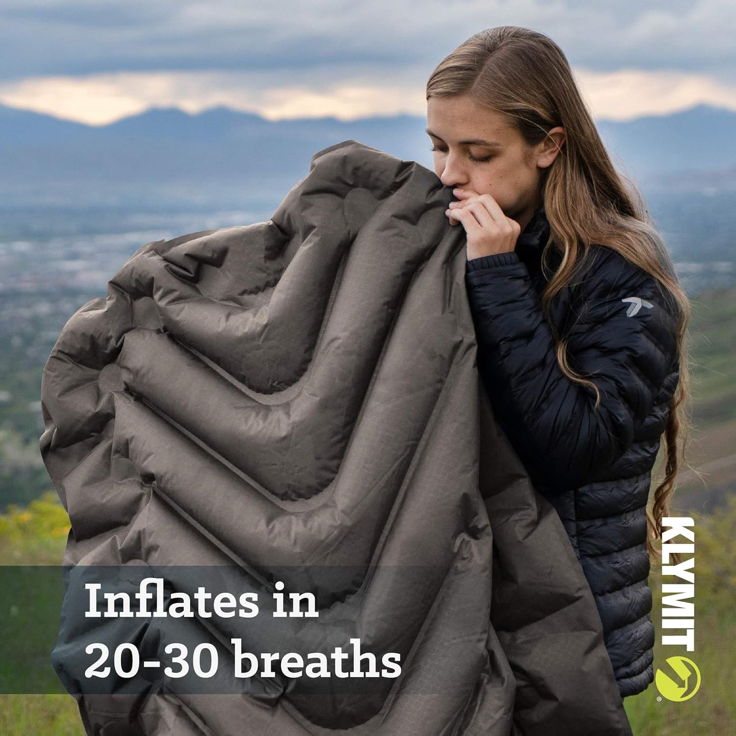 Klymit Static V Luxe 76x30x3 Inch Sleeping Pad and Static V Sheet for Camping Pads