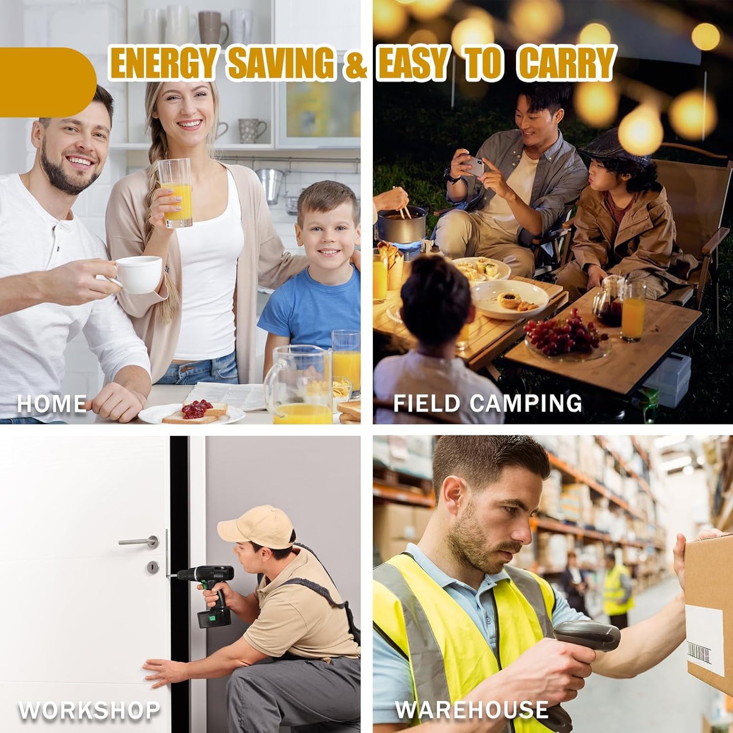 10Inch Outdoor Fan, Battery Operated Fan Can Running 3.5-24 Hours, Solar Fans For Home,Outside,Shed,Patio,Greenhouse, with USB Output For Emergency Situation Without Electric