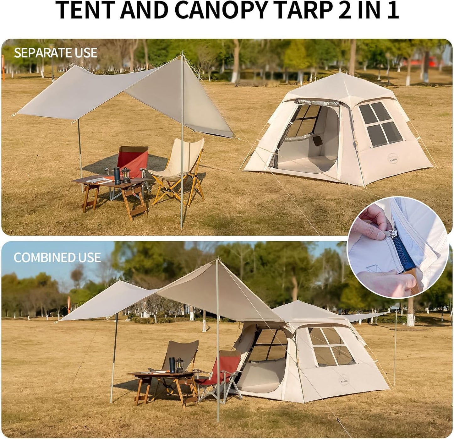 KAZOO Instant Camping Tent