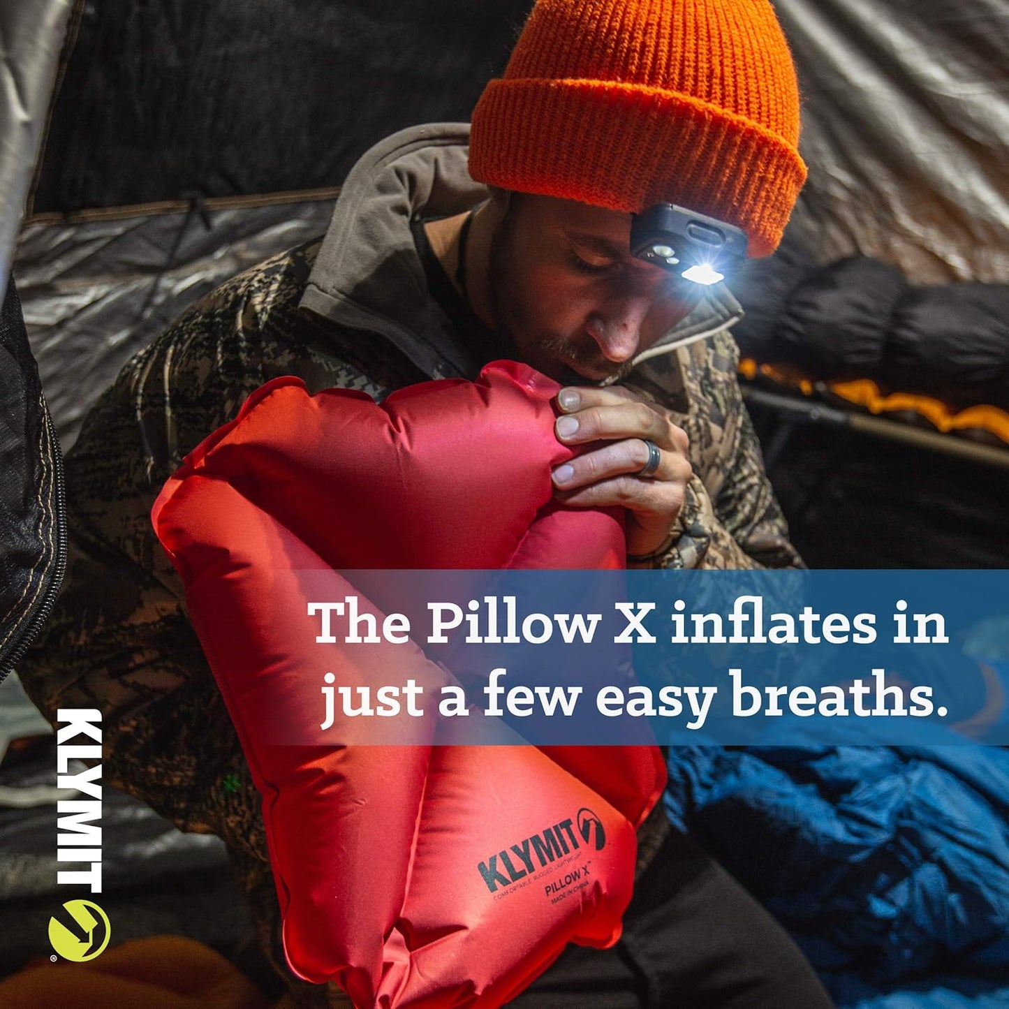 Klymit Pillow X Inflatable Camp & Travel Pillow