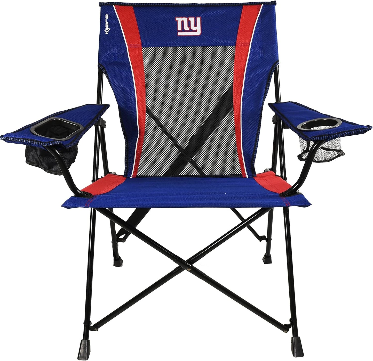 Kijaro Dual Lock Pro, NFL Sports Fan Foldign Chair, 26" L x 35.5" W x 37" H, New York Giants