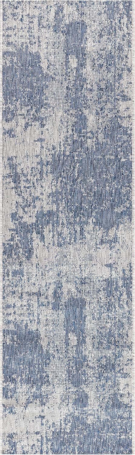 Keen Home Design Terrace Outdoor Runner Rug - 2x10 Washable Indoor/Outdoor Rug for Patio, Kitchen, Balcony, Beach, Garden, Deck and Porch, Size: 2'2"x9'11"