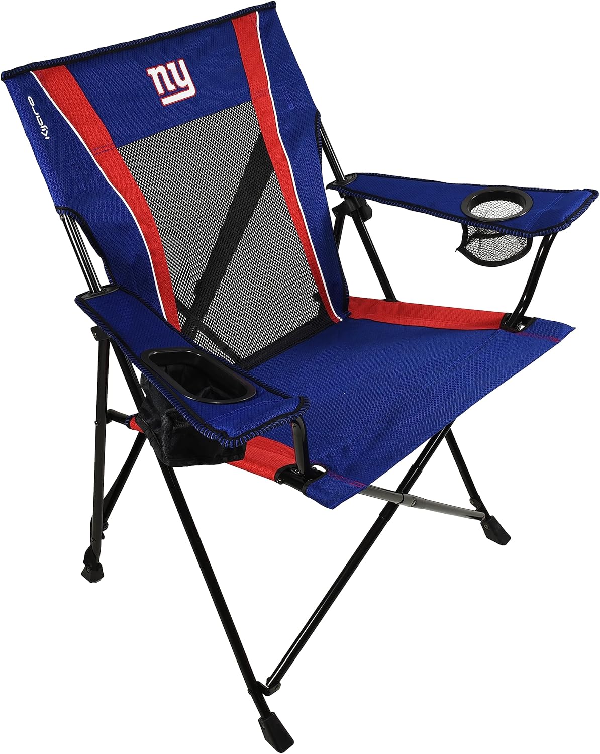 Kijaro Dual Lock Pro, NFL Sports Fan Foldign Chair, 26" L x 35.5" W x 37" H, New York Giants