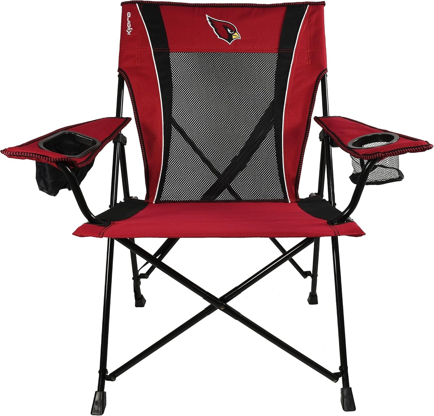 Kijaro Dual Lock Pro Sports Fan Folding Chair, 26" L x 35.5" W x 37" H, Arizona Cardinals