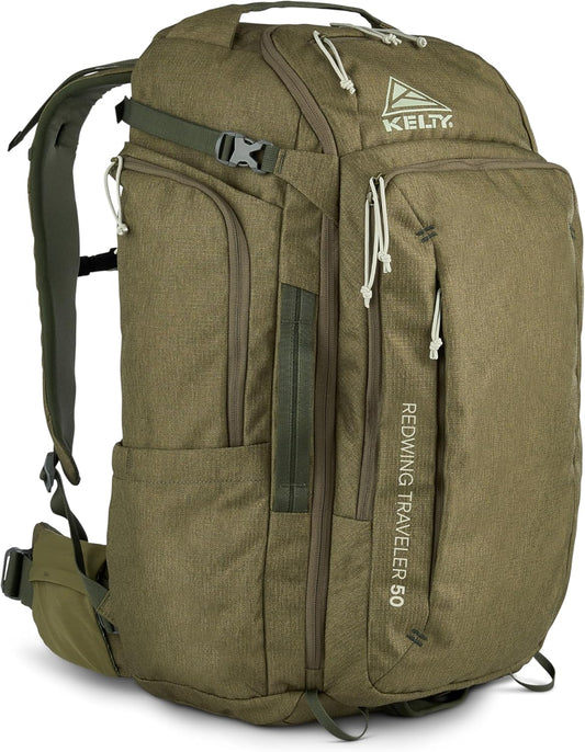Kelty | Redwing Traveler Backpacks, Travel Pack for Adventure Travel | Burnt Olive & Black