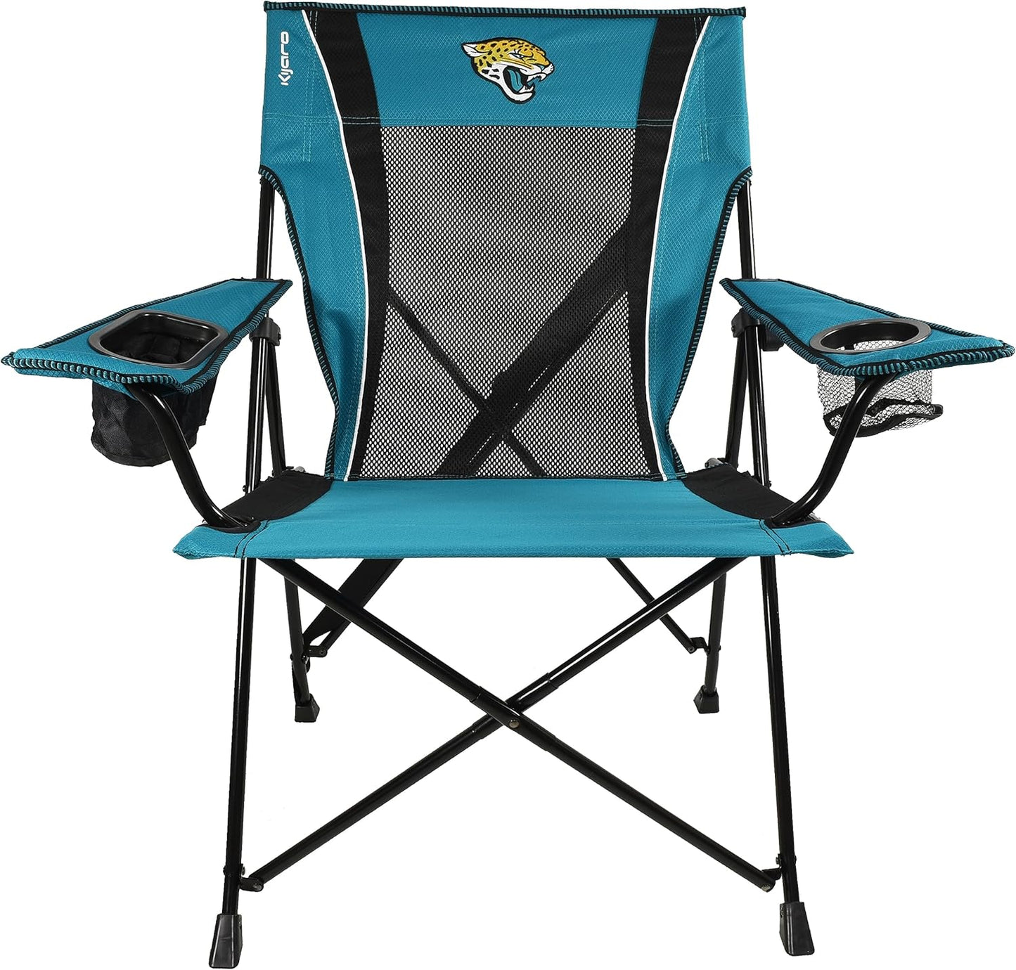 Kijaro Sports Fan Folding Chiar, 26" L x 35.5" W x 37" H, Jacksonville Jaguars