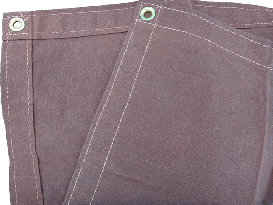 10 Ft. x 12 Ft. Brown 12 Oz. Canvas Tarp